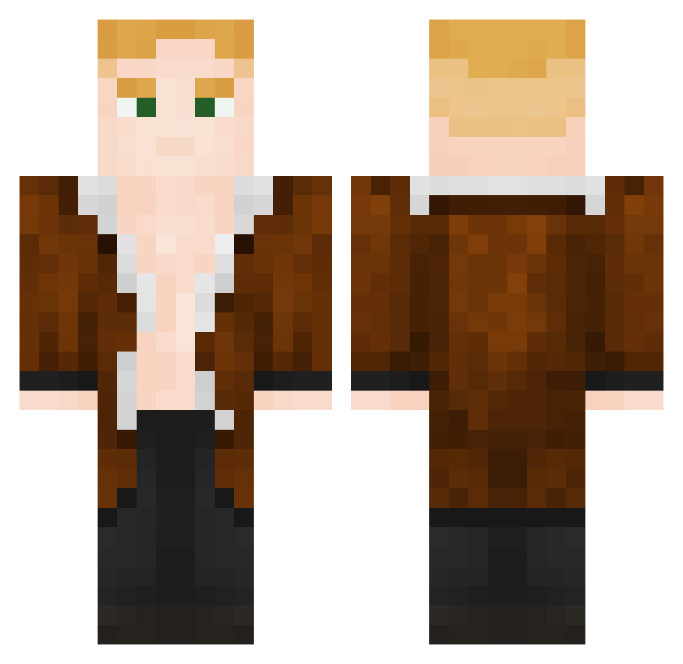 arrkk_ Minecraft skin, front and back view
