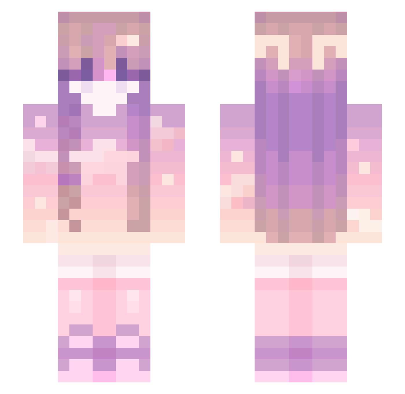 SpiderMoose11 Minecraft skin, front and back view