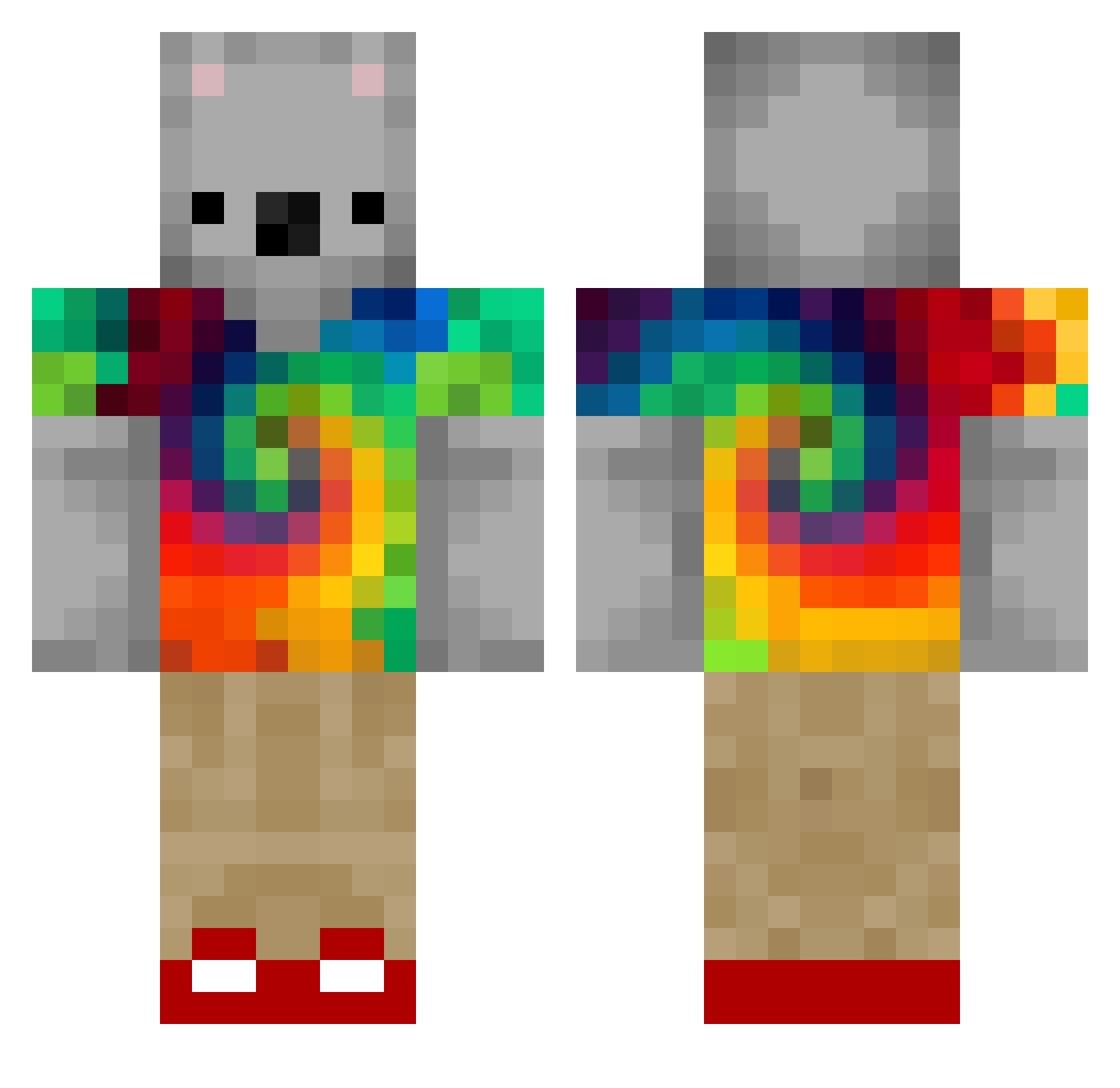TNG_Njord97 Minecraft skin, front and back view