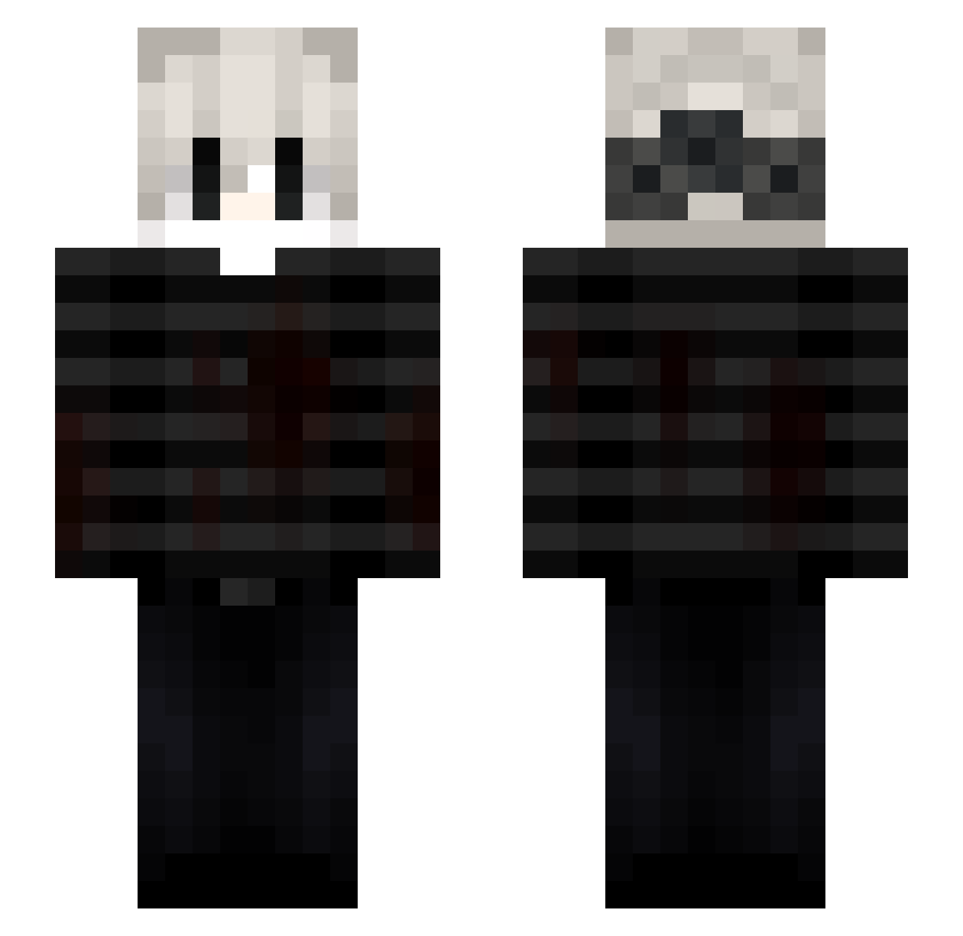 drabius Minecraft skin, front and back view