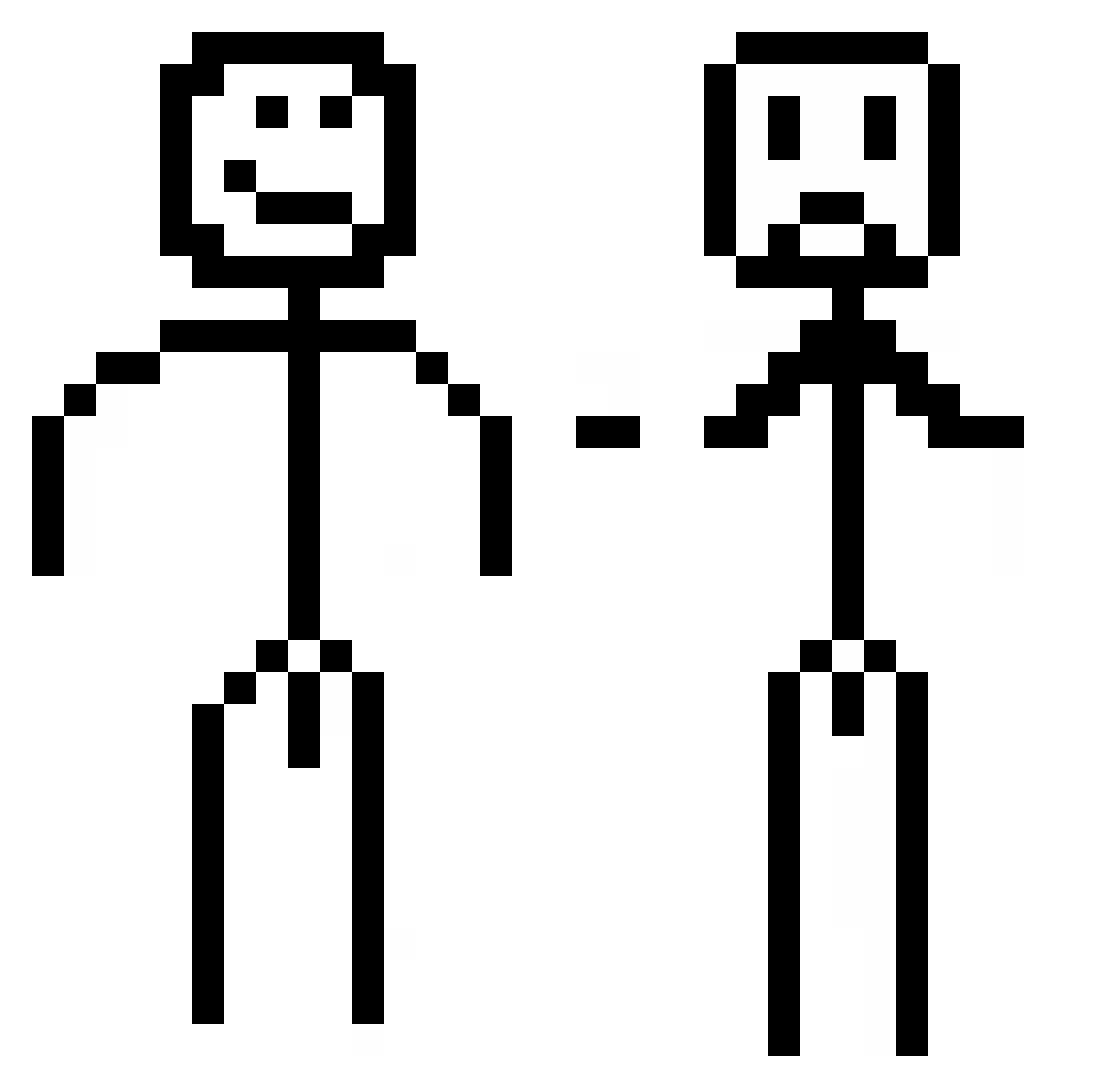 HomoLijer Minecraft skin, front and back view