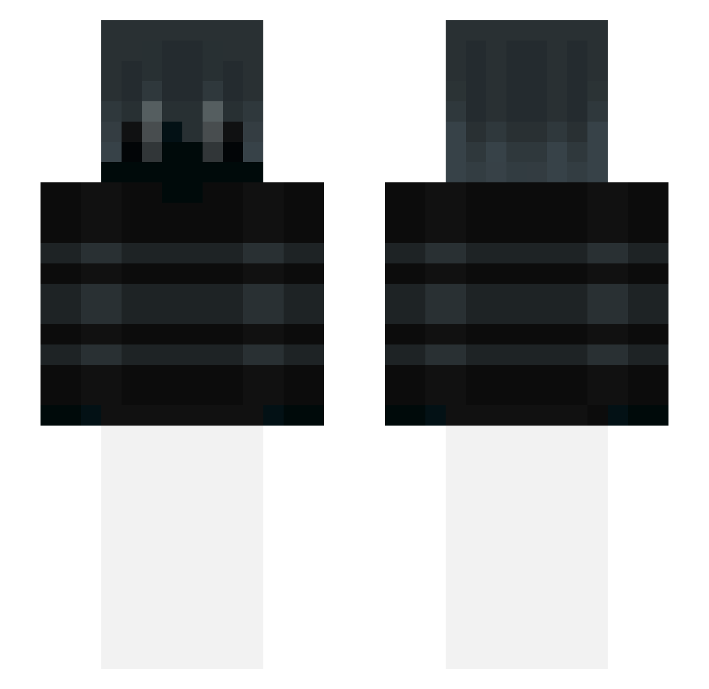 LethalCakeStrike Minecraft skin, front and back view