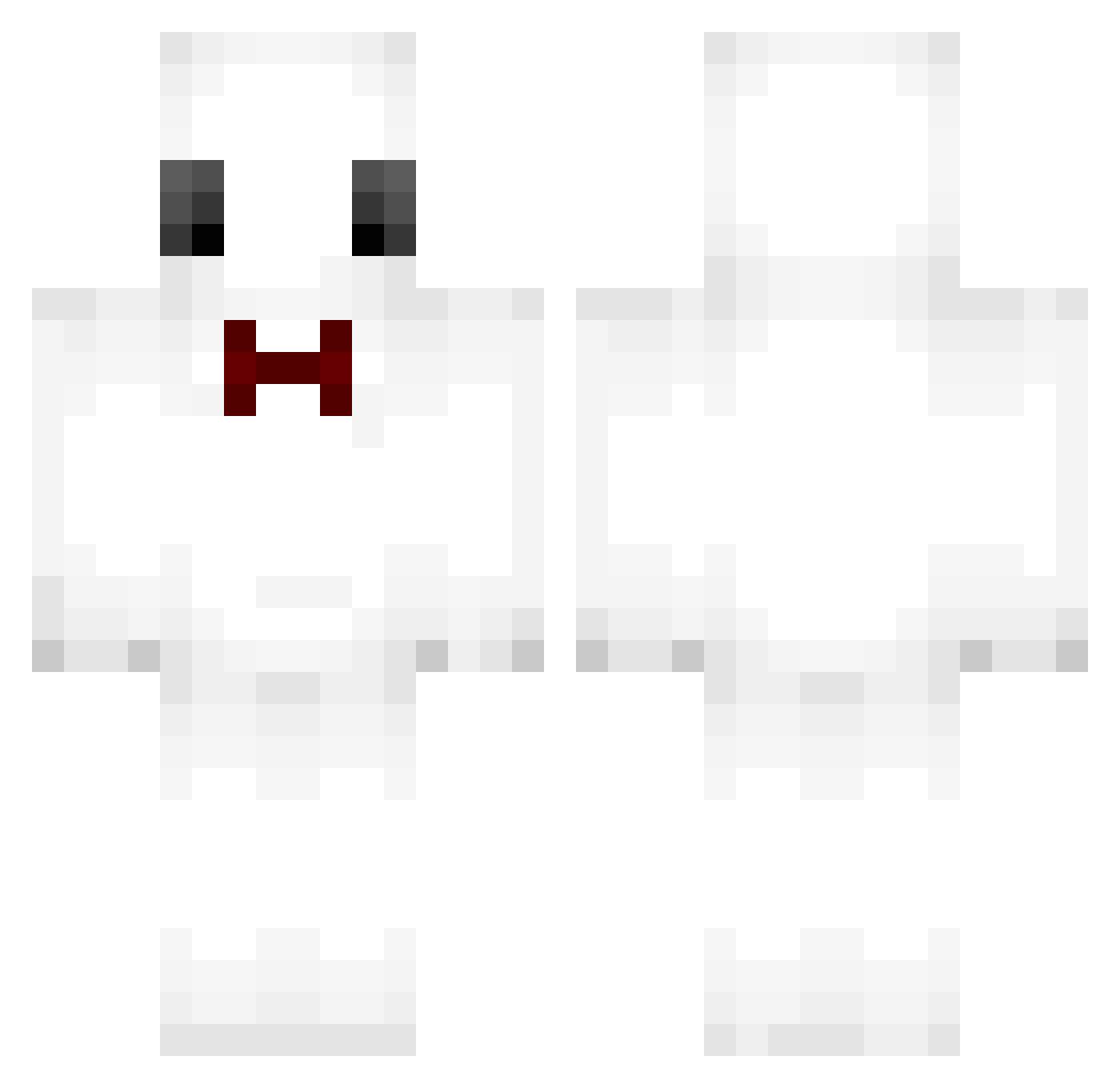 Demios29 Minecraft skin, front and back view