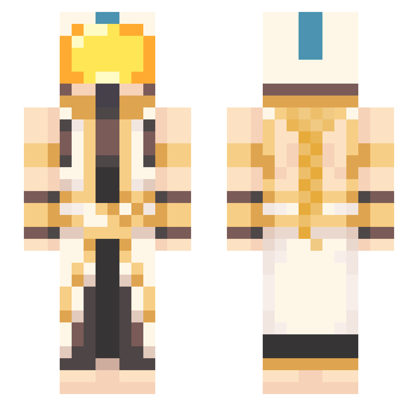 petergreninter7 Minecraft skin, front and back view
