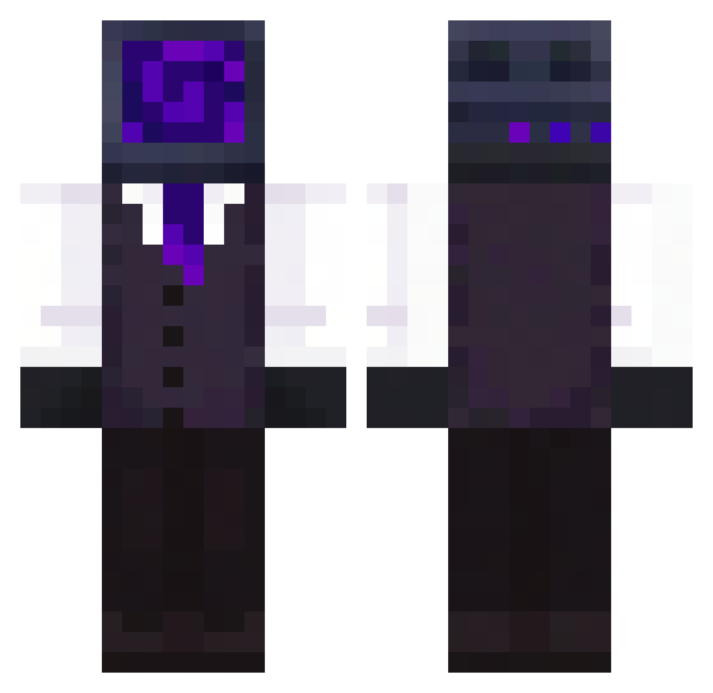 Dyr___ Minecraft skin, front and back view