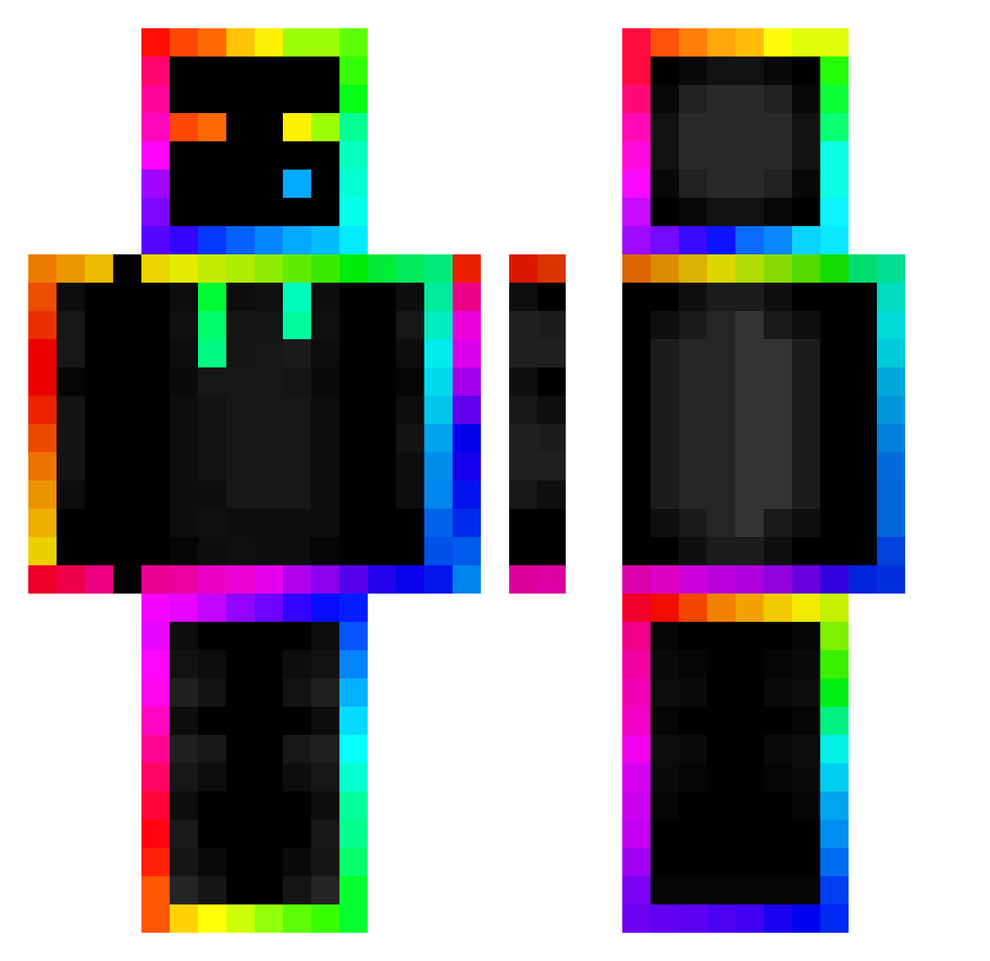 sPOFEY_ Minecraft skin, front and back view