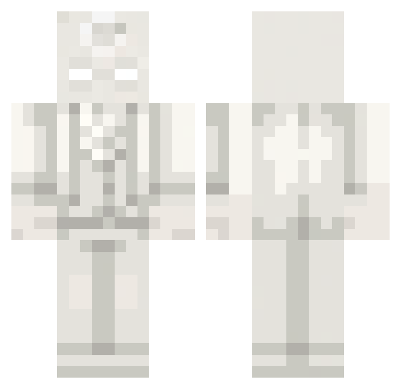 _MrGeorge Minecraft skin, front and back view