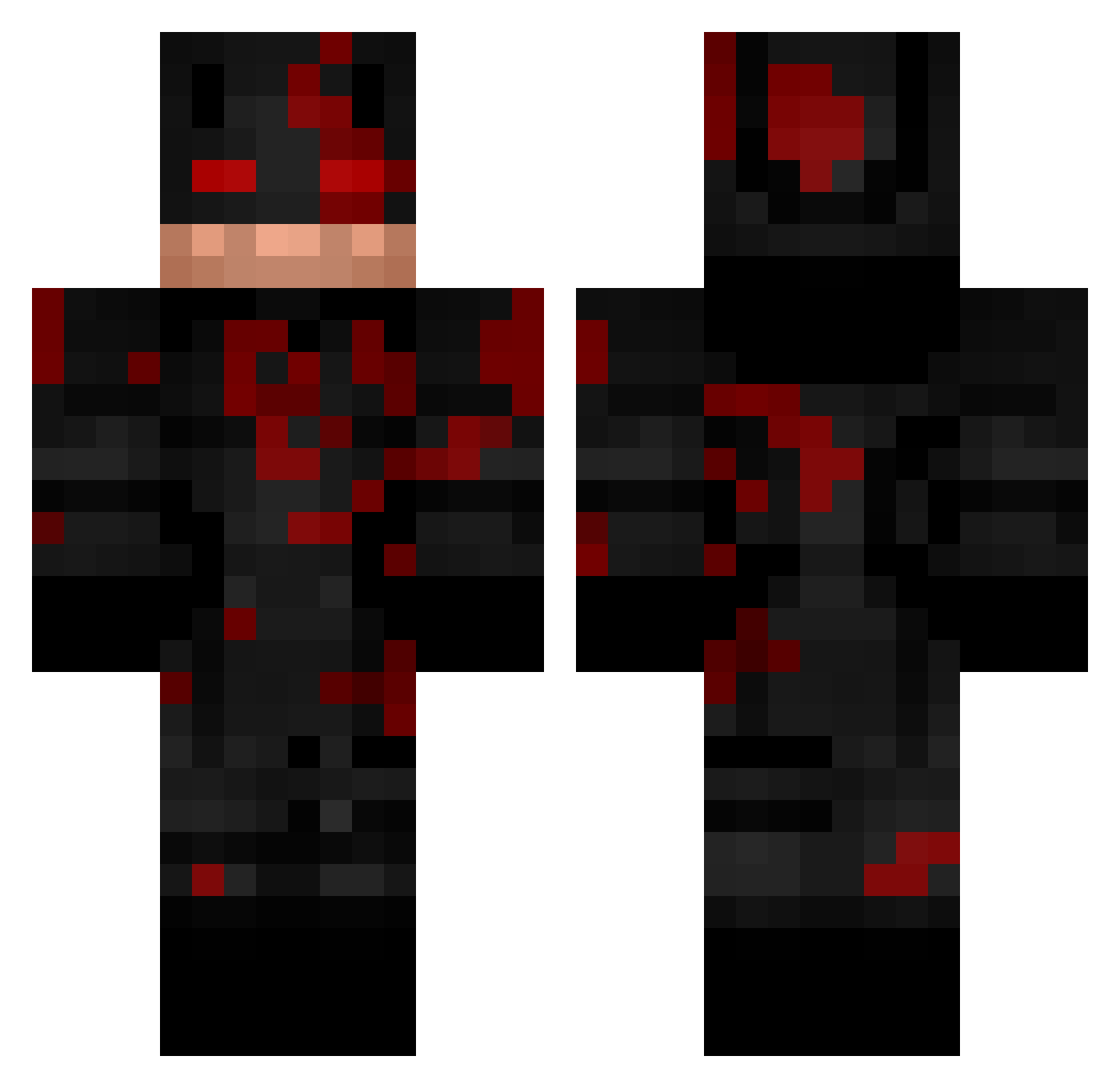 Peepeepoopoo8 Minecraft skin, front and back view