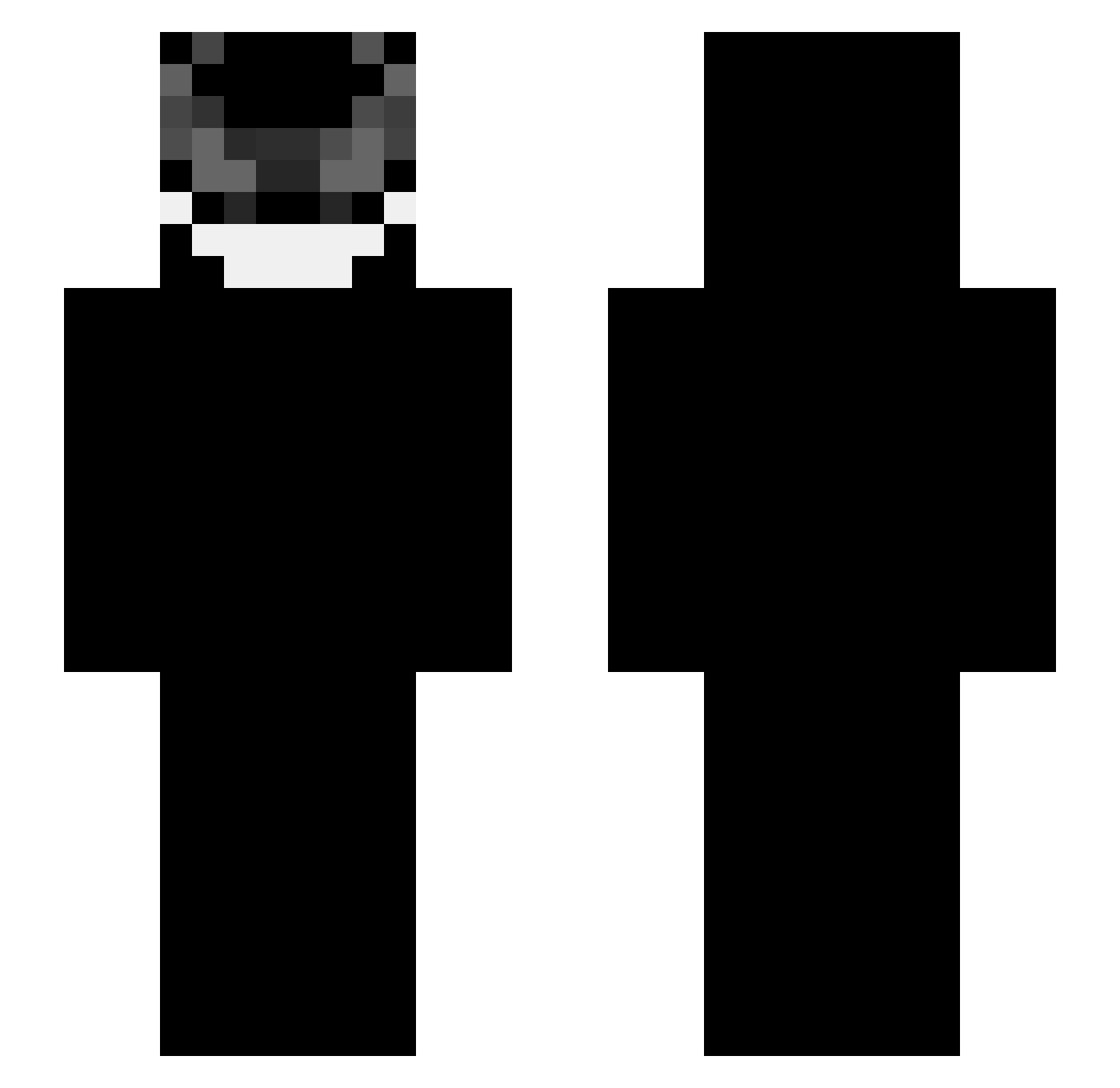 S4MUR4I_ Minecraft skin, front and back view