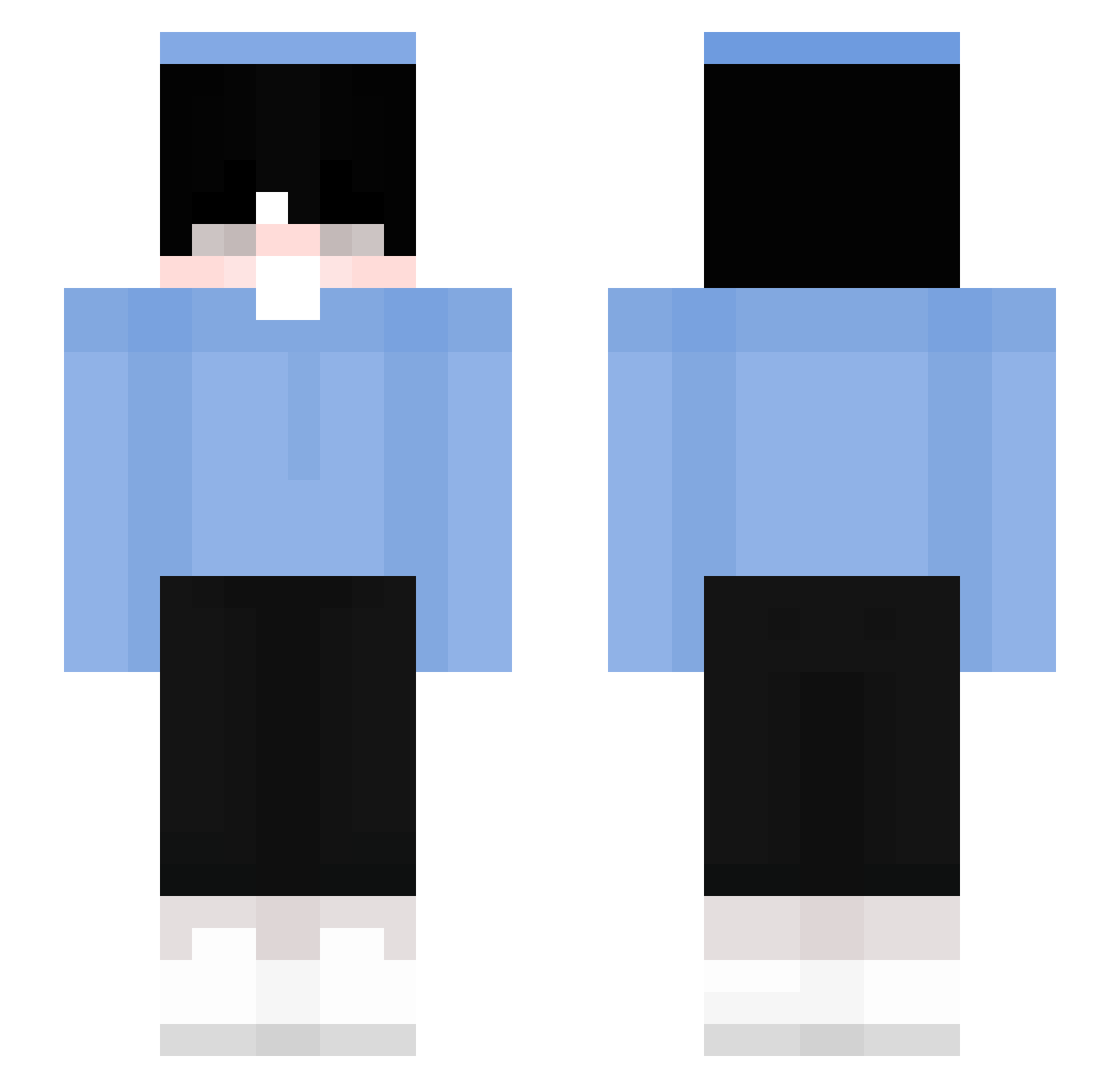 Verpflichtung Minecraft skin, front and back view