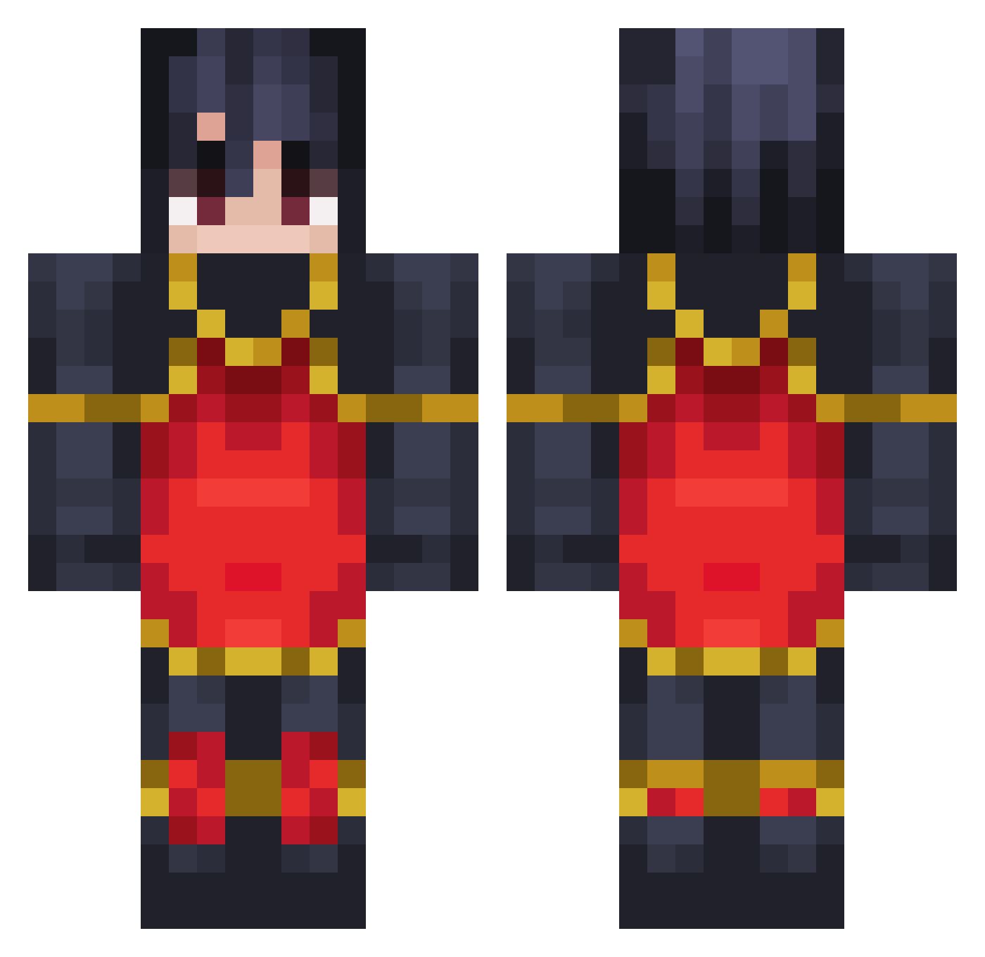 joaovictor2008 Minecraft skin, front and back view