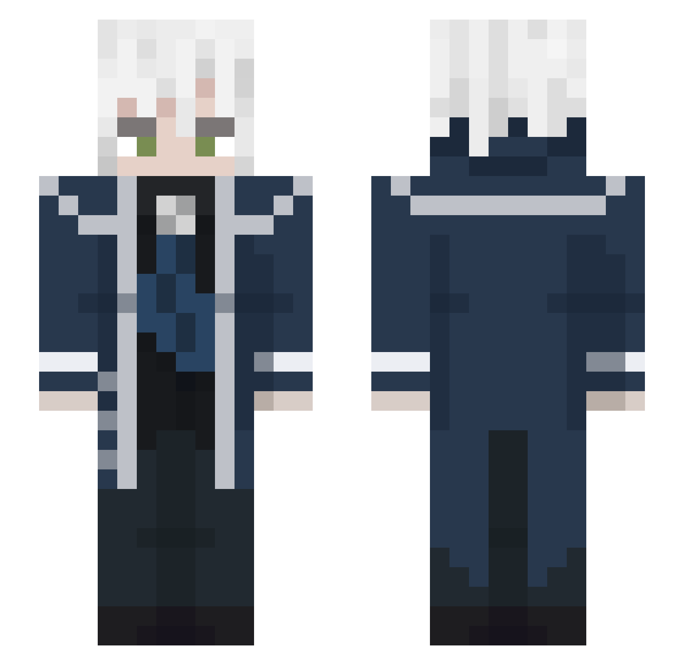 Pyrrhic_ Minecraft skin, front and back view