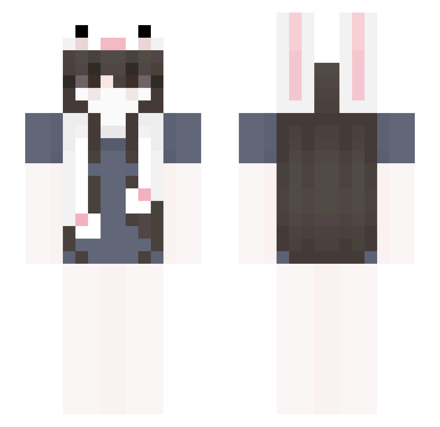 naomisyy Minecraft skin, front and back view