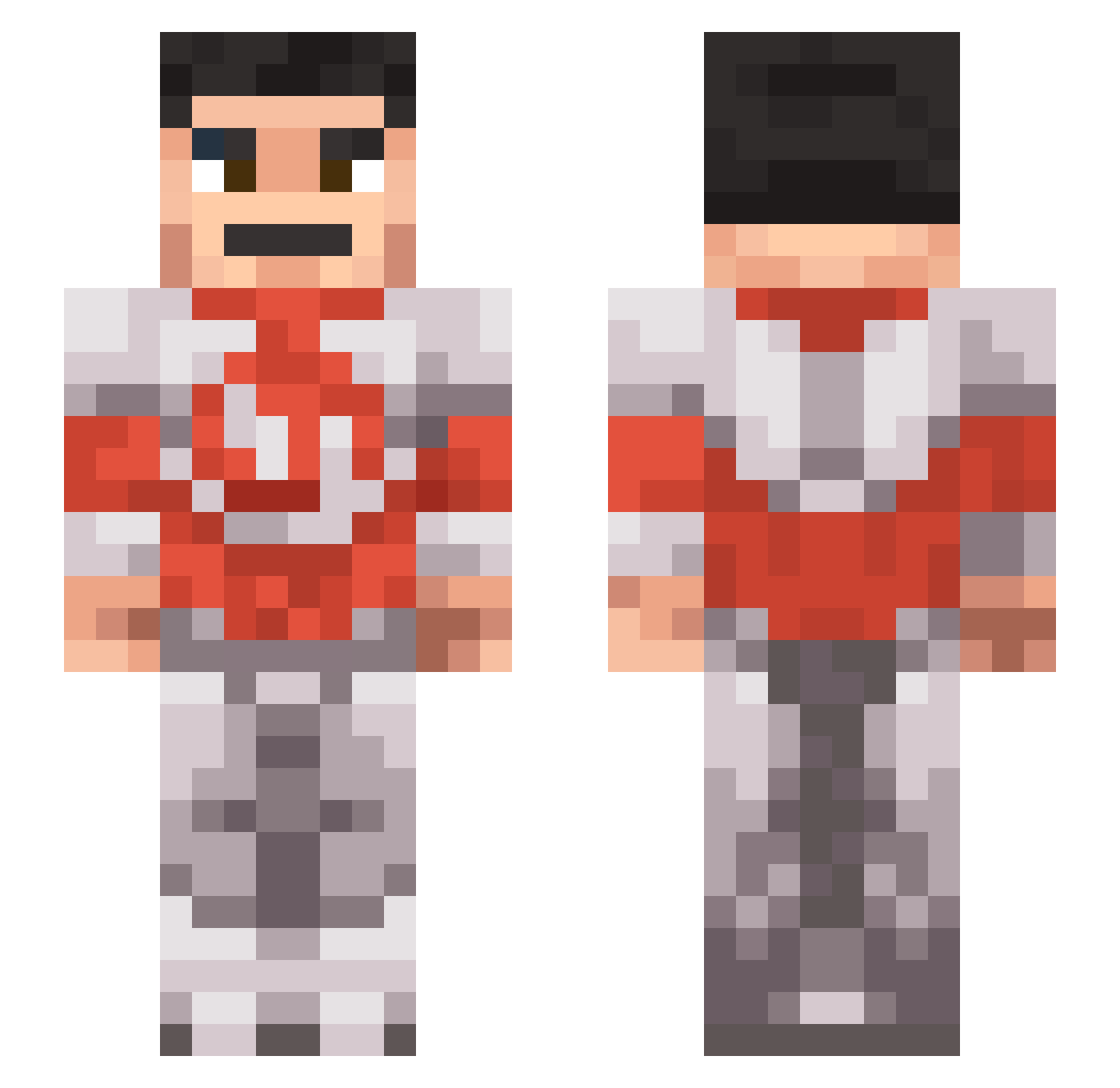 block1762 Minecraft skin, front and back view