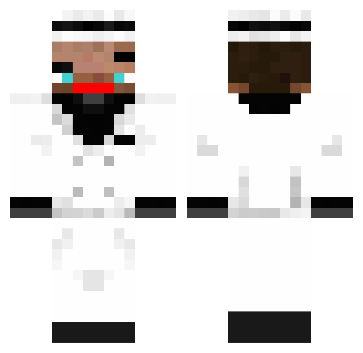 carter_gm2l Minecraft skin, front and back view
