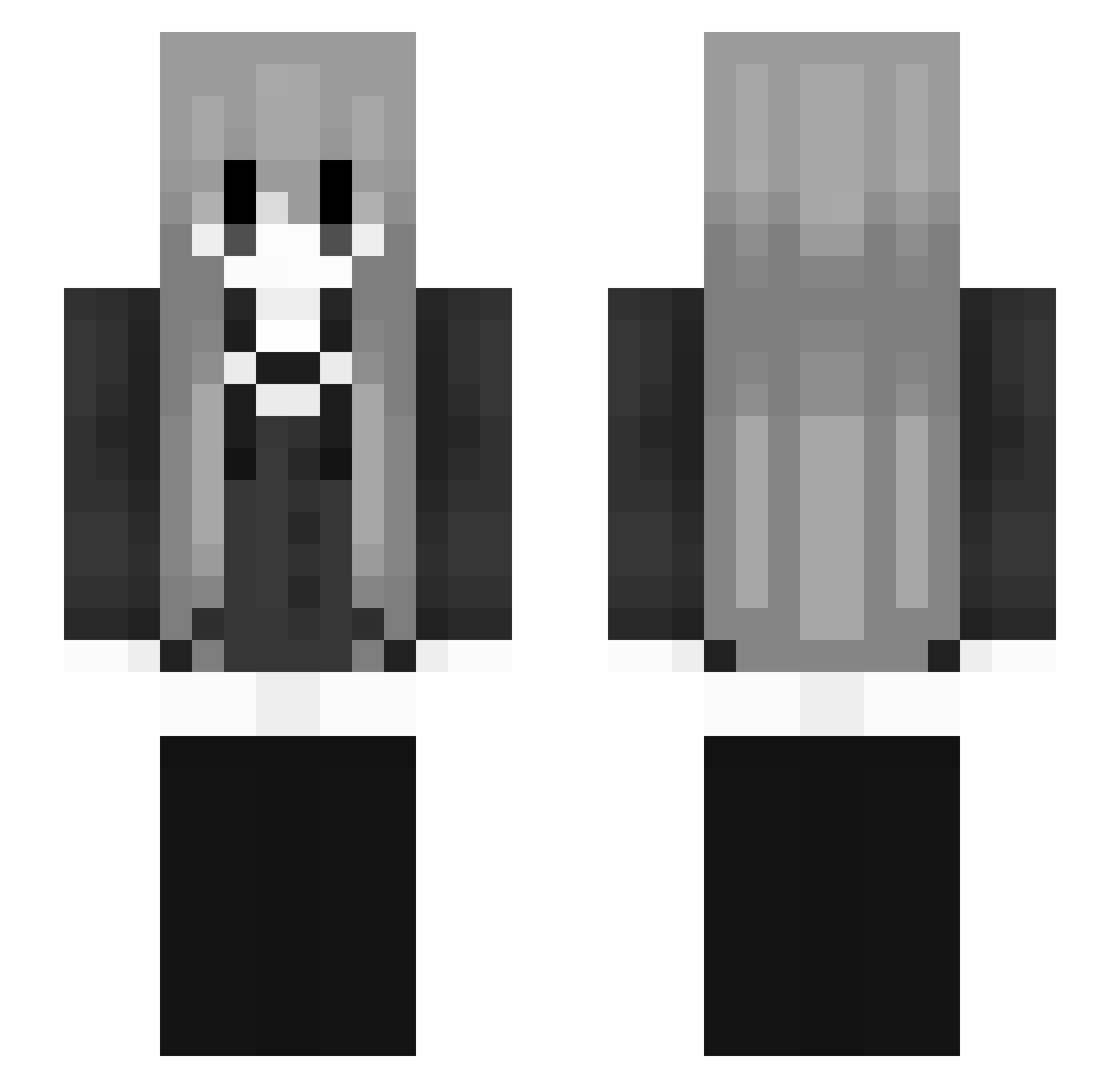 zzzzzzzi121 Minecraft skin, front and back view