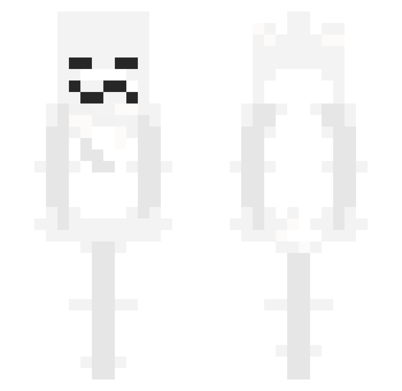 Gu3s1_ Minecraft skin, front and back view