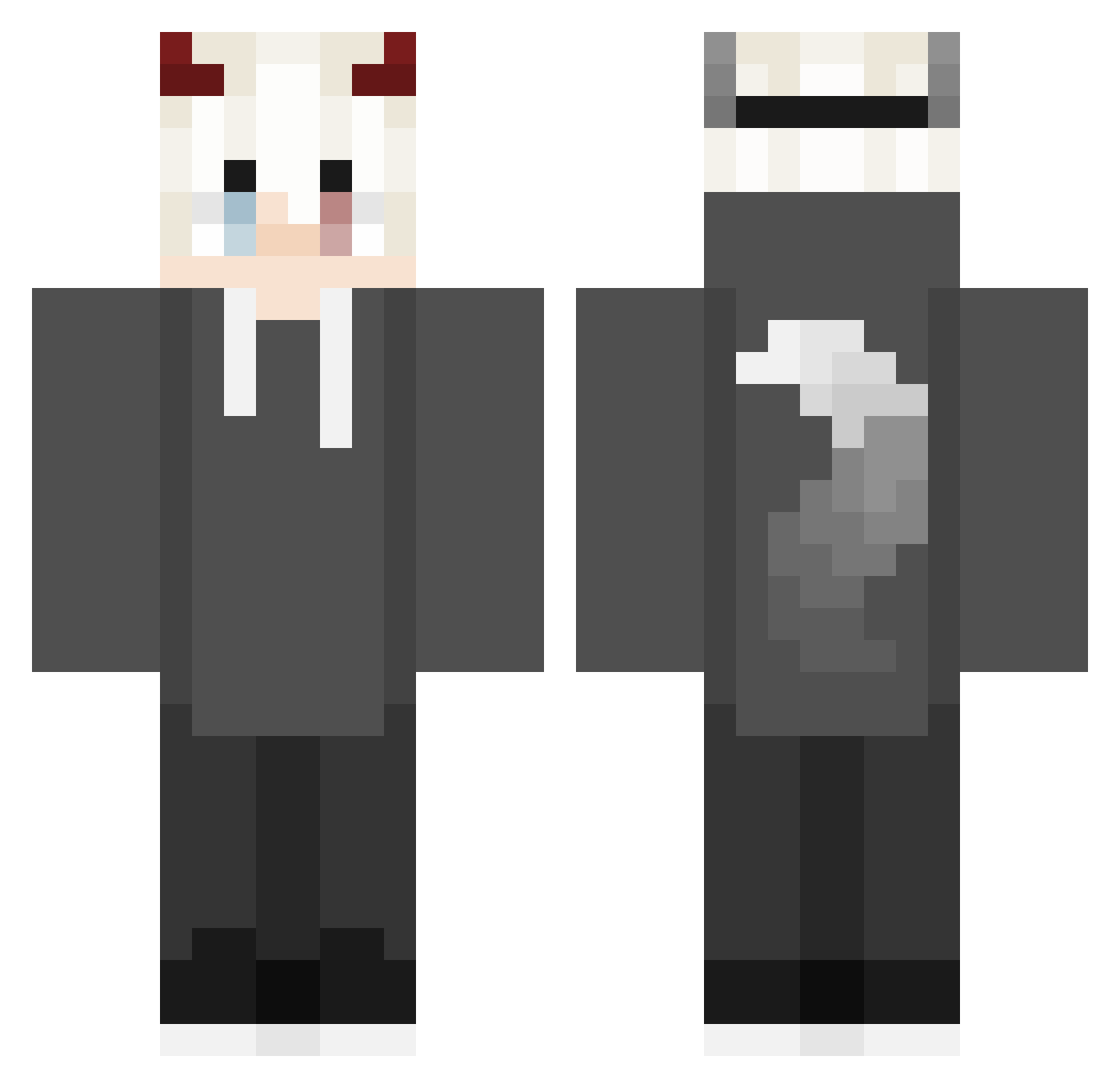 pomp_sane005 Minecraft skin, front and back view