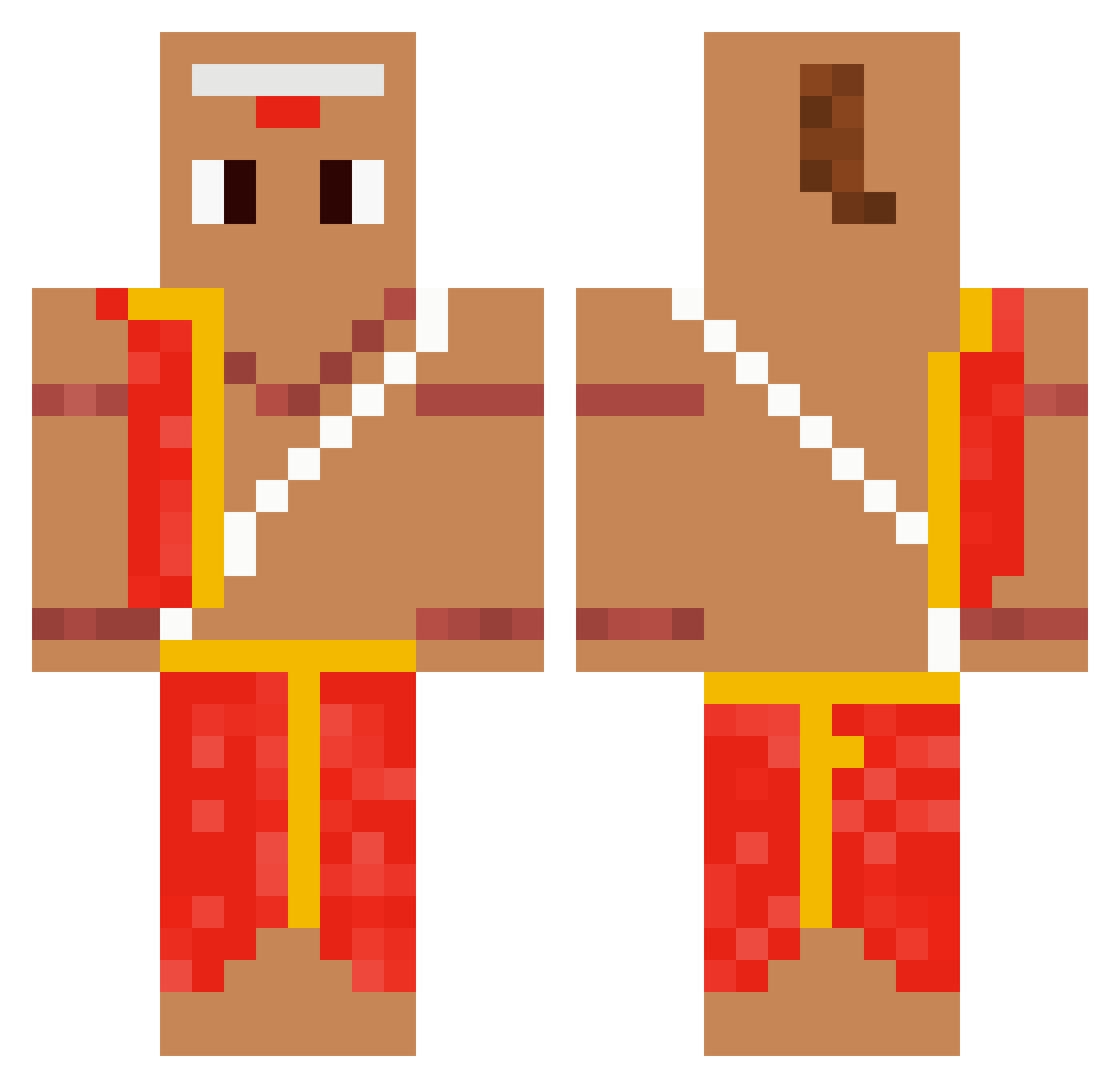 BETTER_SHREESH Minecraft skin, front and back view