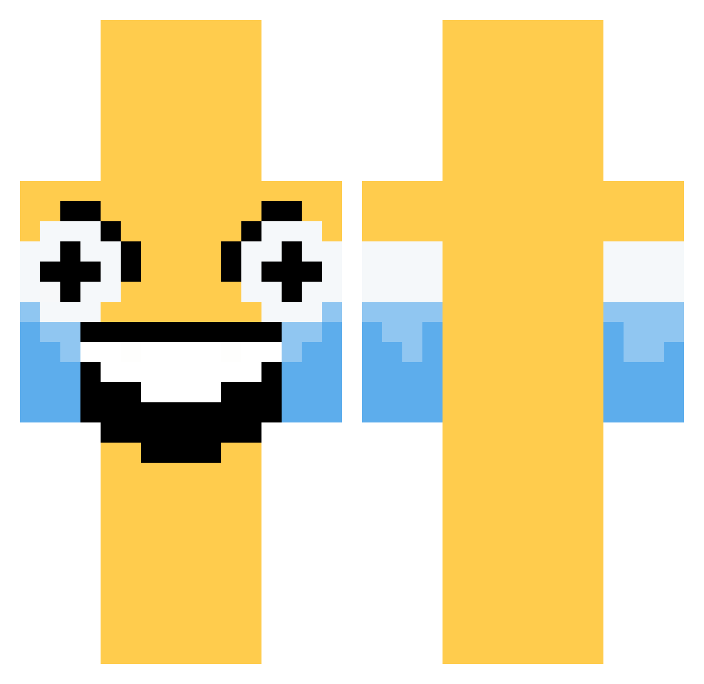 olafw37 Minecraft skin, front and back view
