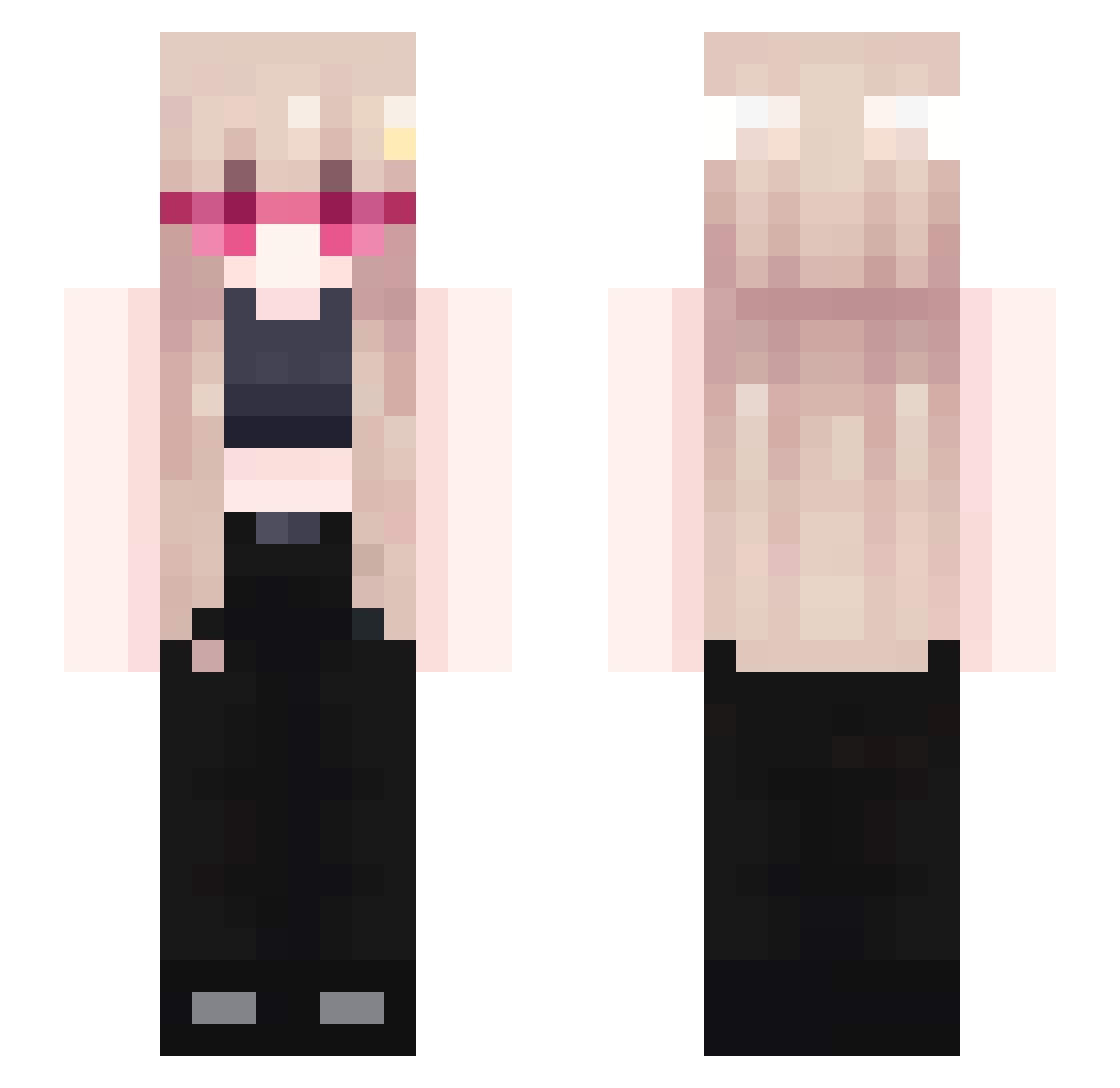 Teandro4433 Minecraft skin, front and back view