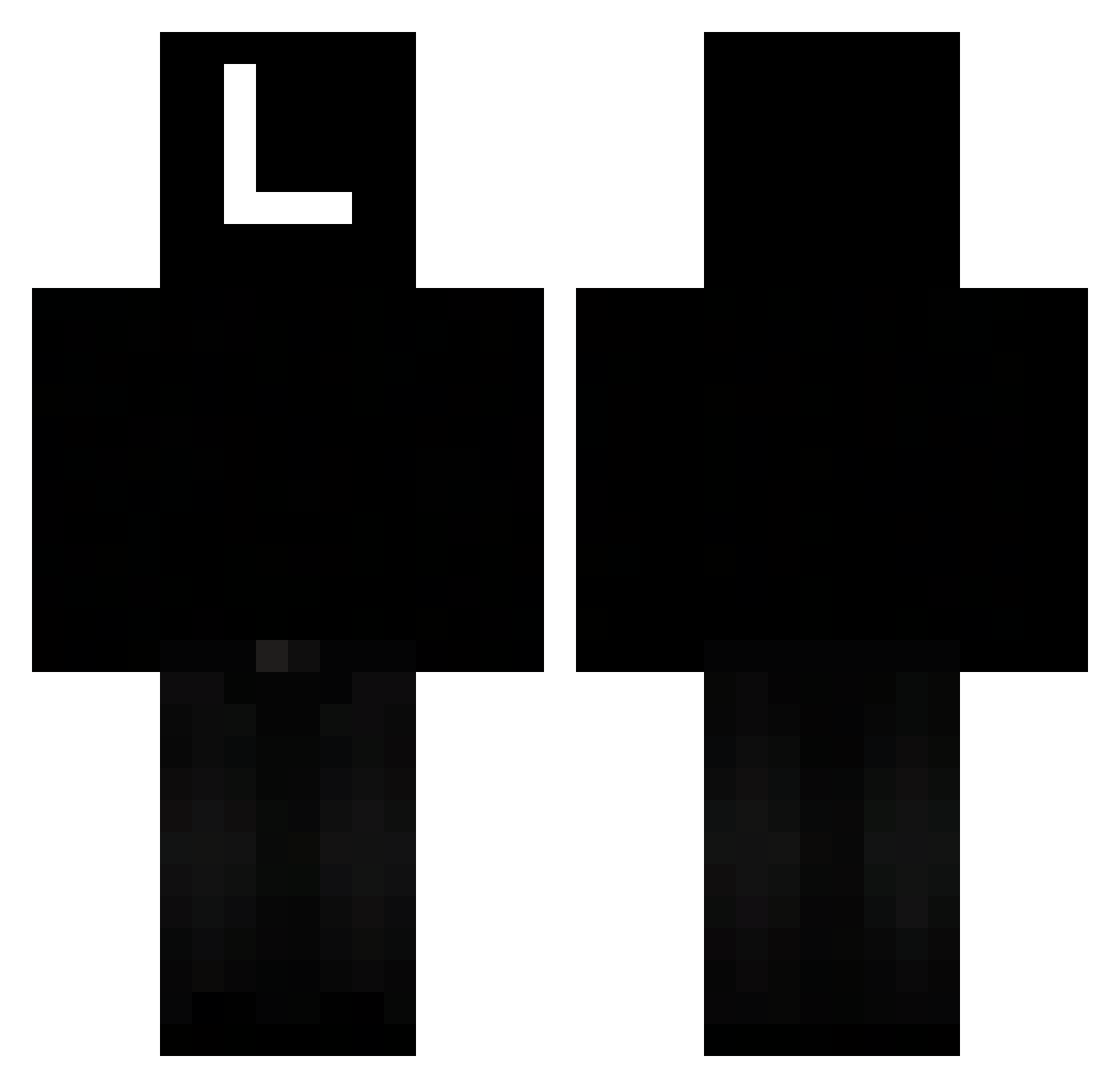 Filipek1545 Minecraft skin, front and back view