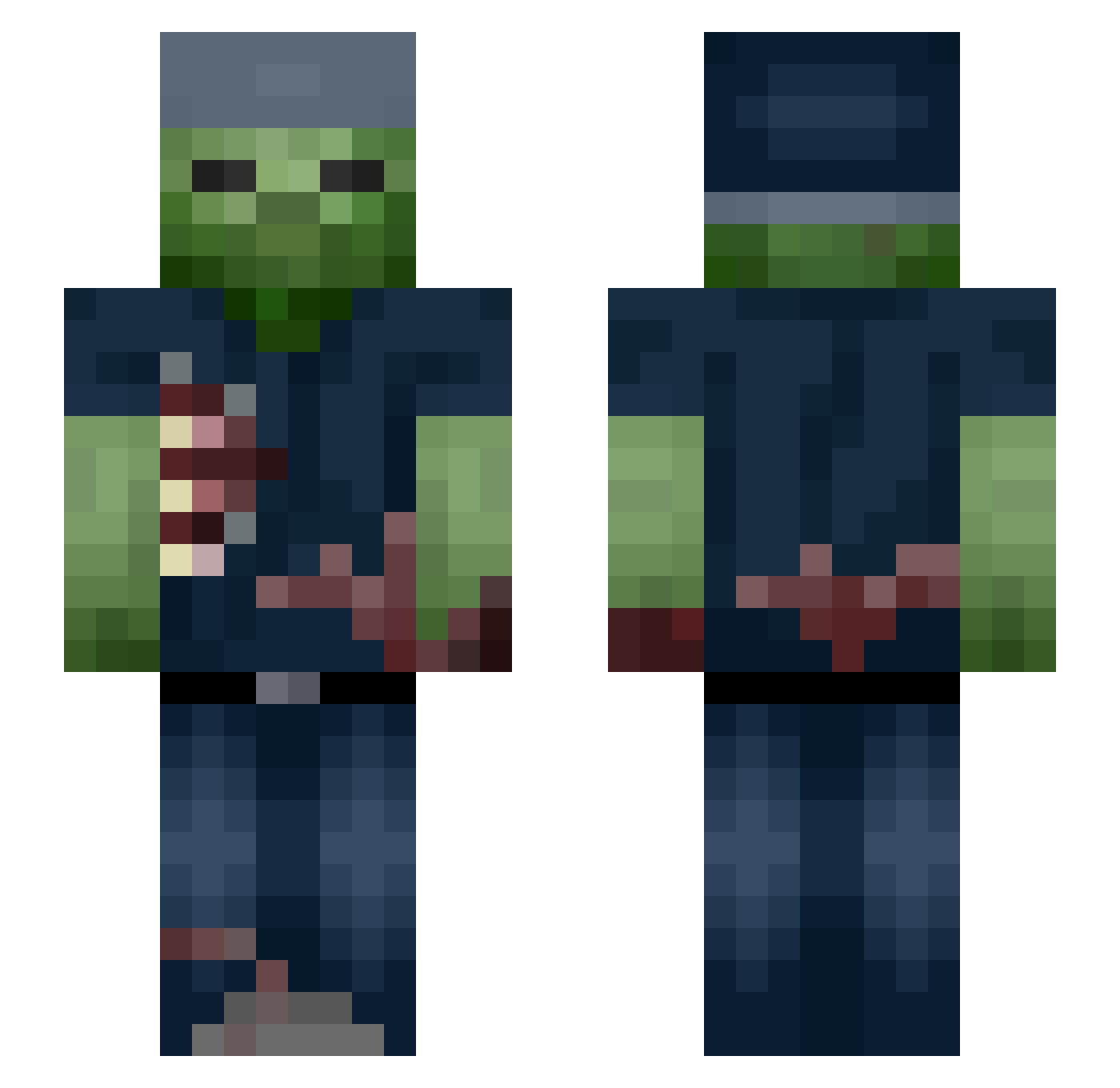 Elmasinsano777xd Minecraft skin, front and back view