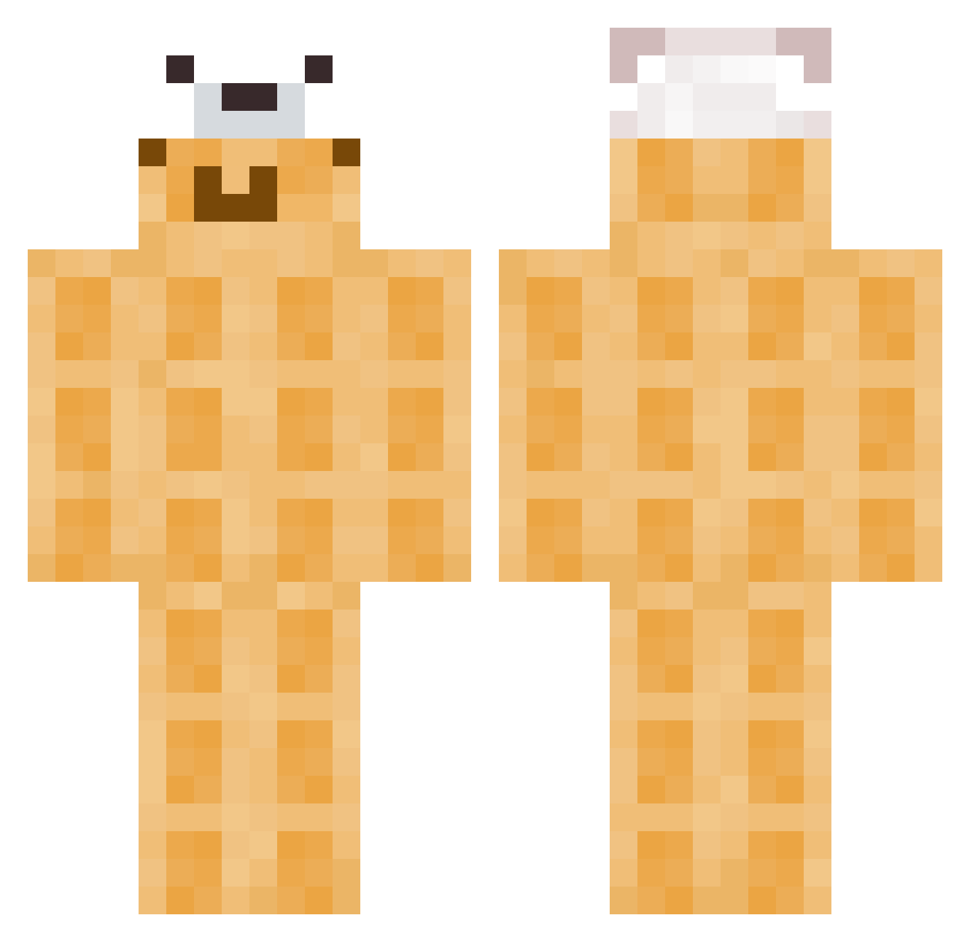 itzabbyo Minecraft skin, front and back view
