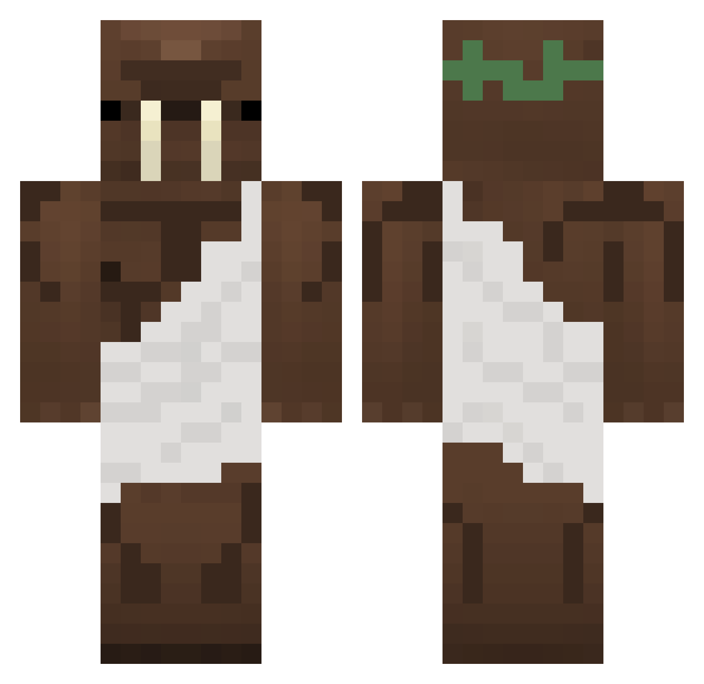 Morza2017 Minecraft skin, front and back view