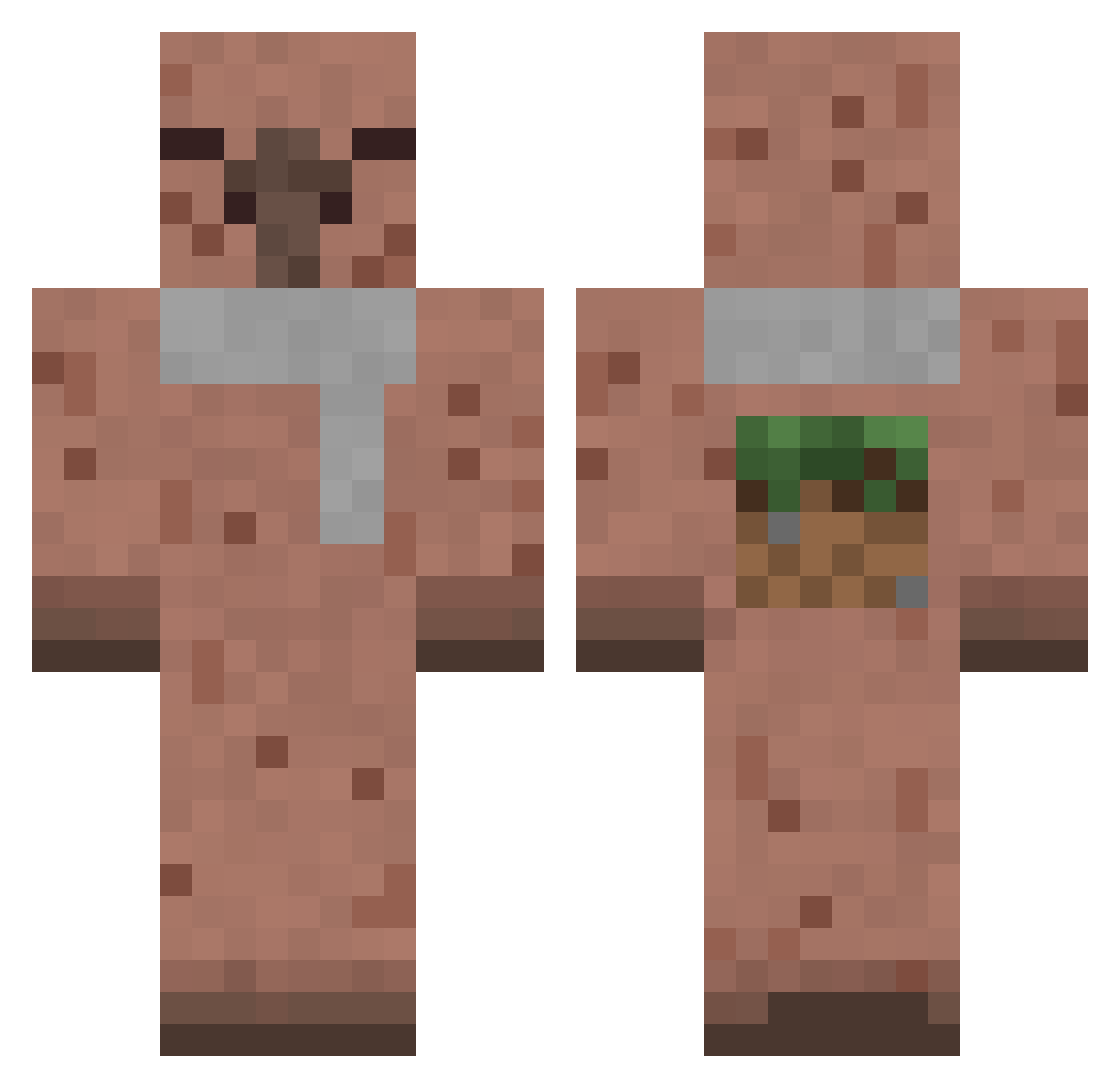 kkappi_04 Minecraft skin, front and back view