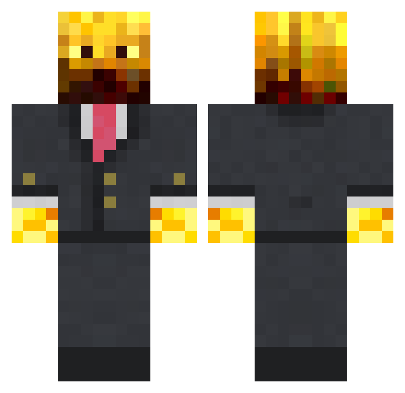 blaisydaisy Minecraft skin, front and back view
