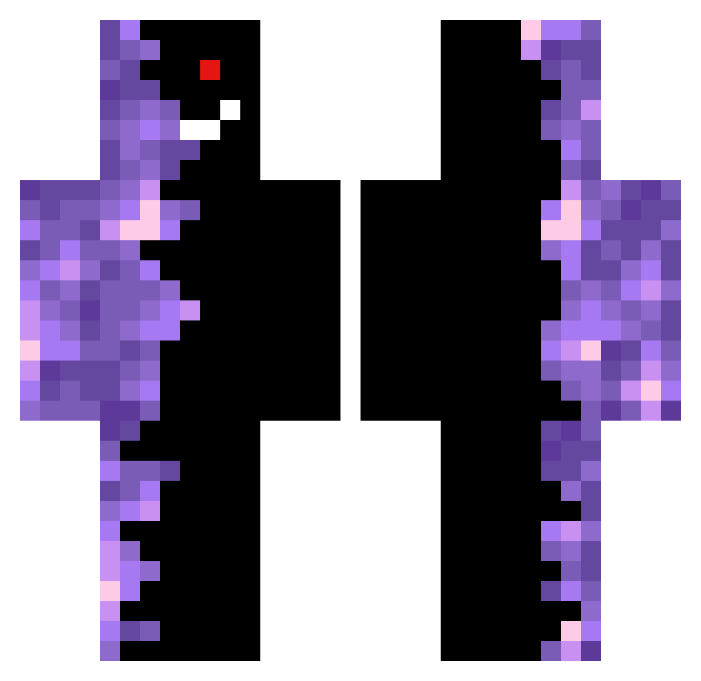 Frogbert2020 Minecraft skin, front and back view