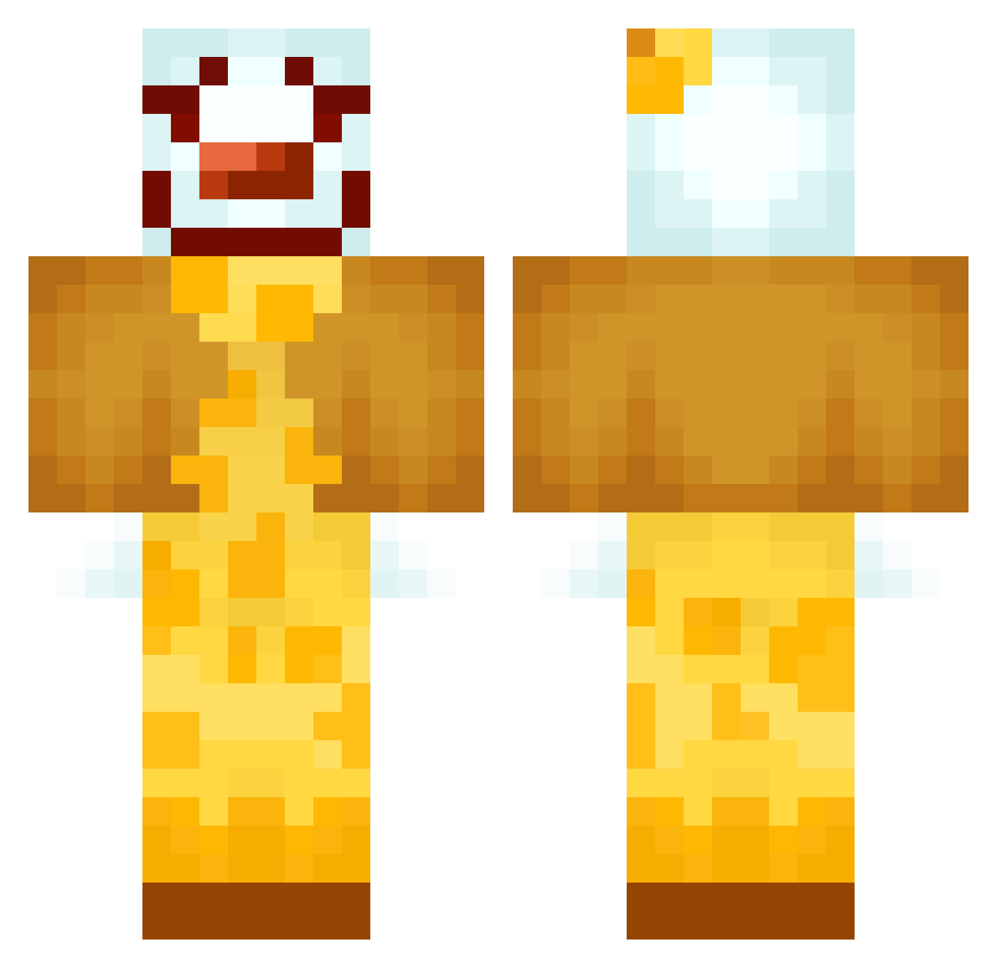 BETHALIZ2010 Minecraft skin, front and back view