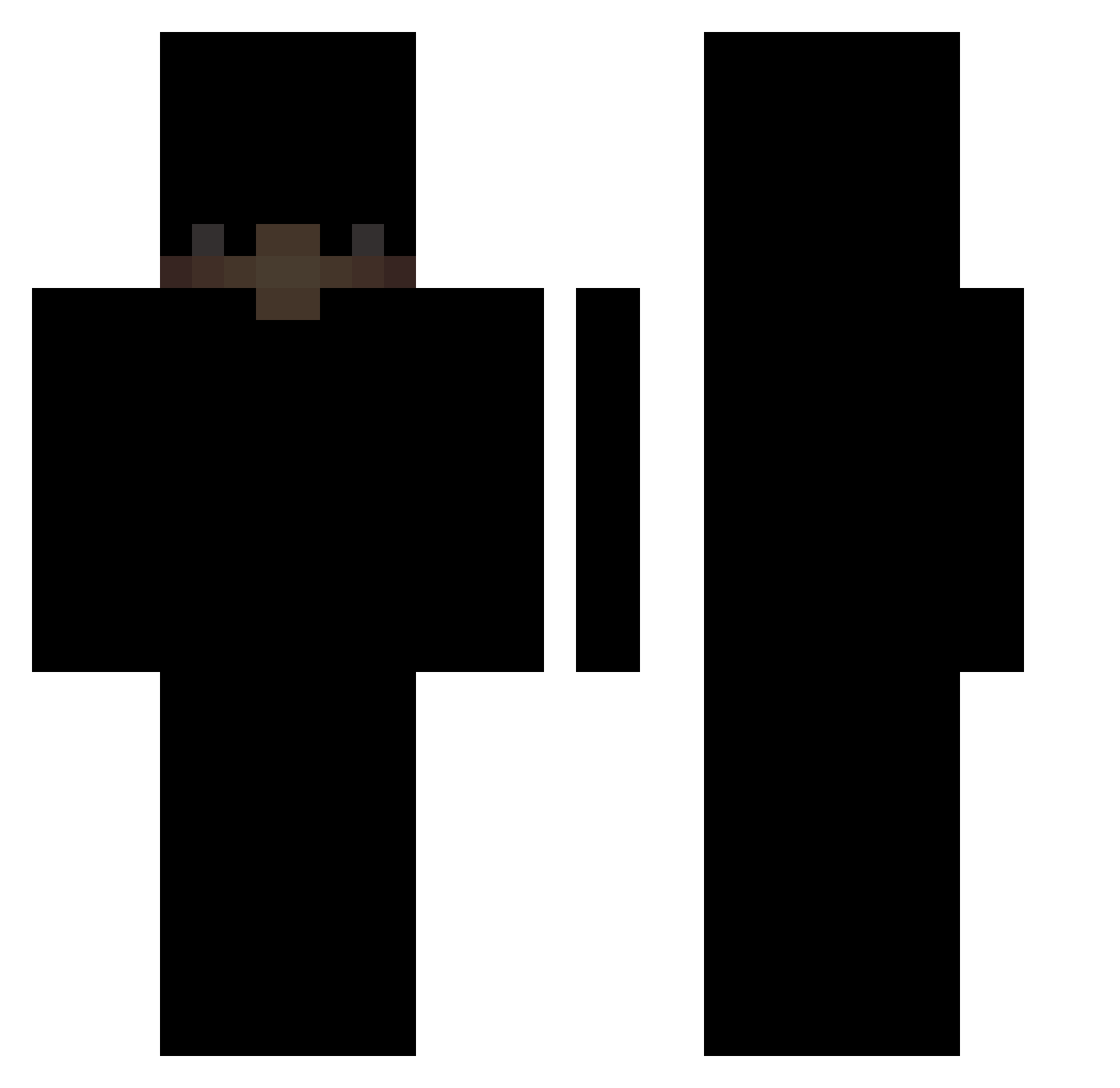 ProXPal Minecraft skin, front and back view