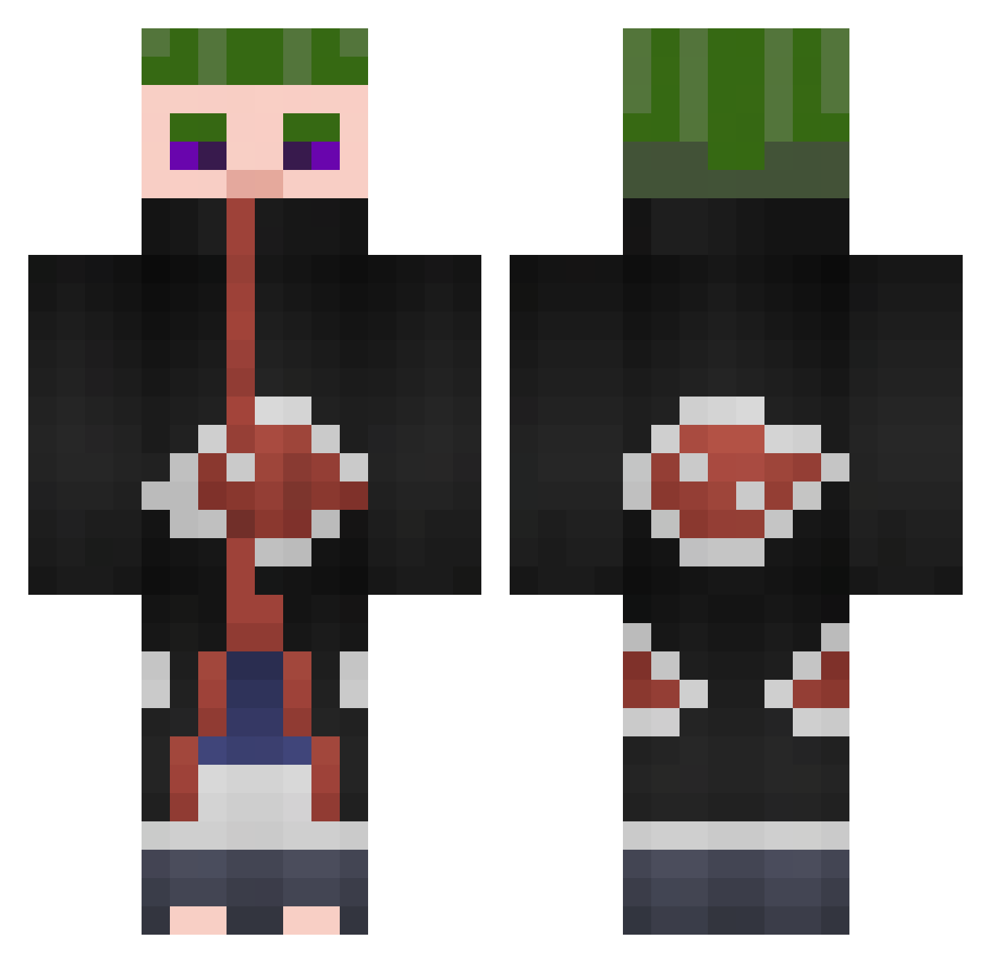 martux_0a Minecraft skin, front and back view