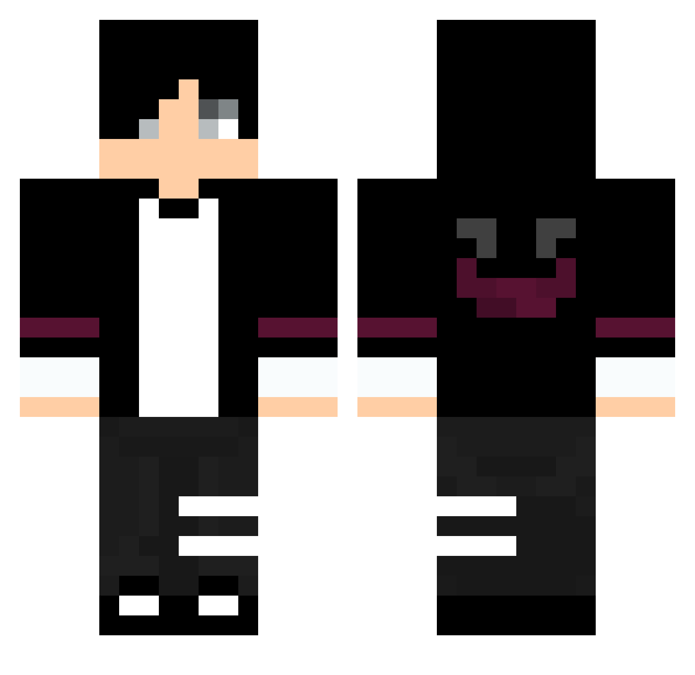 MohamedAymanGV Minecraft skin, front and back view