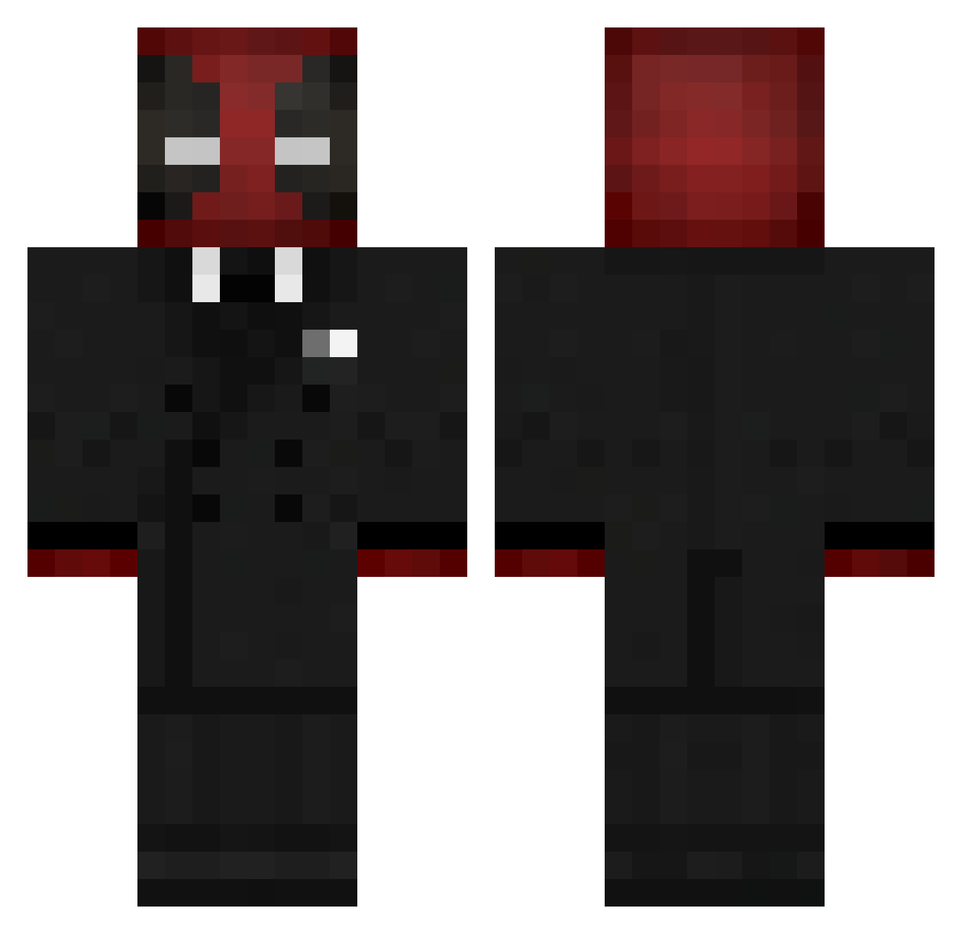 cristiaanyt Minecraft skin, front and back view