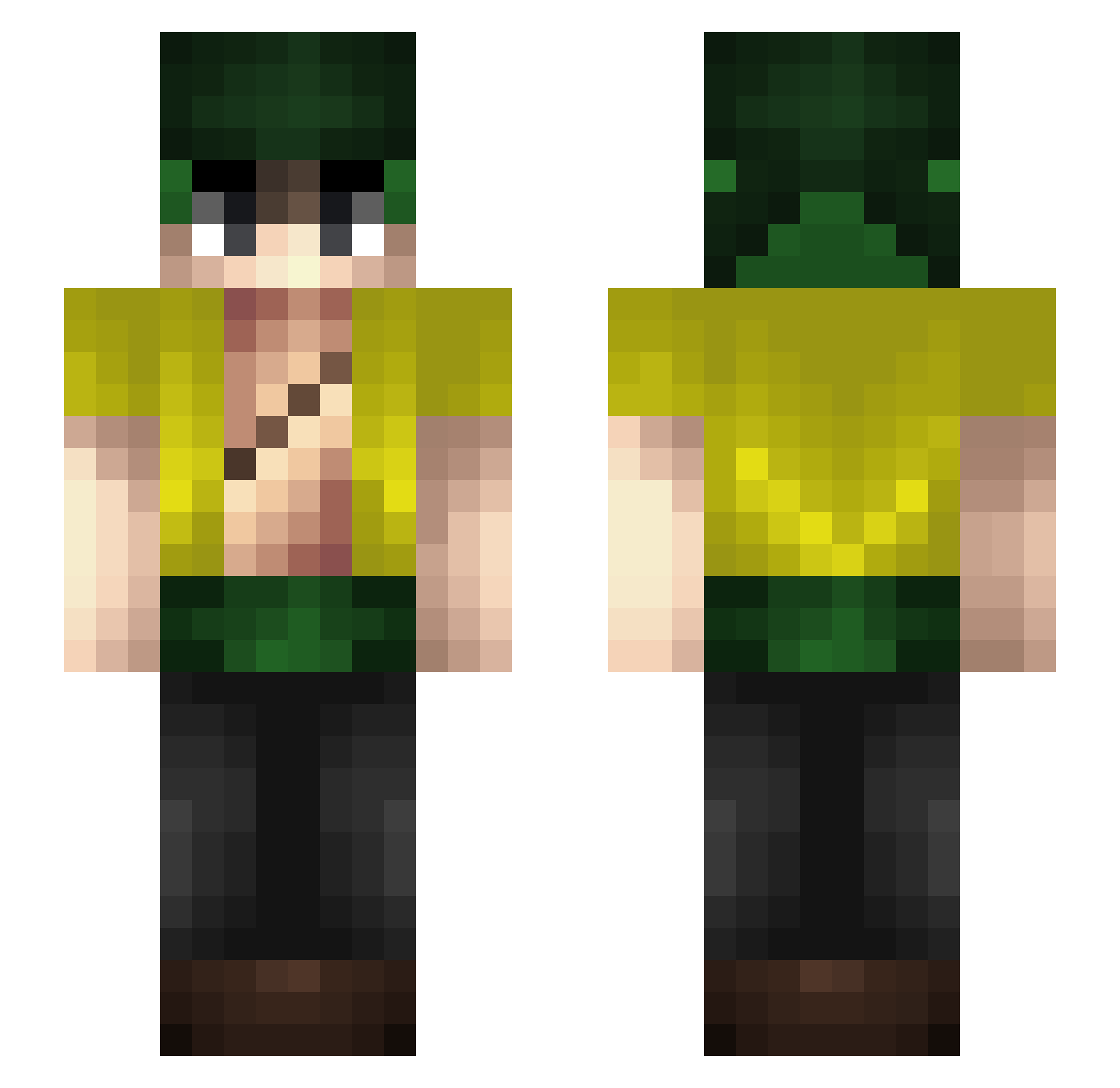 _Telly__ Minecraft skin, front and back view
