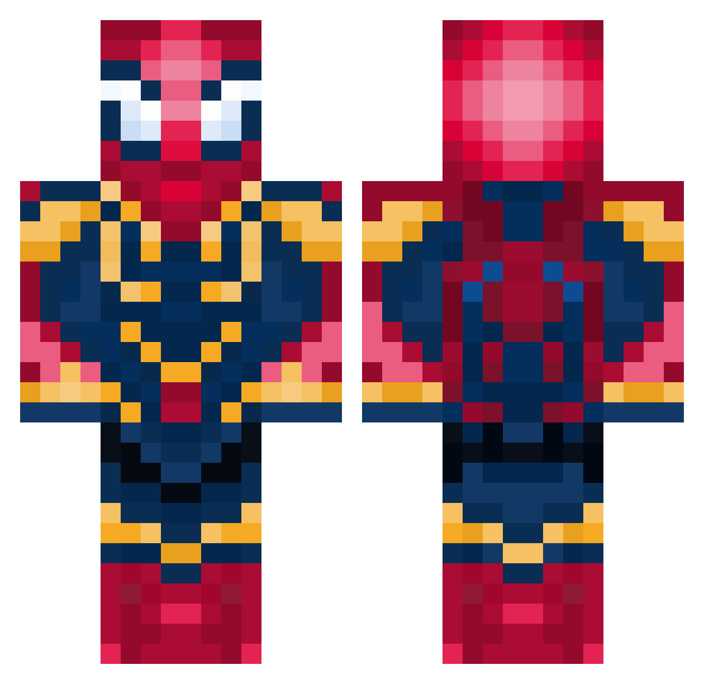 Sonozakiii Minecraft skin, front and back view