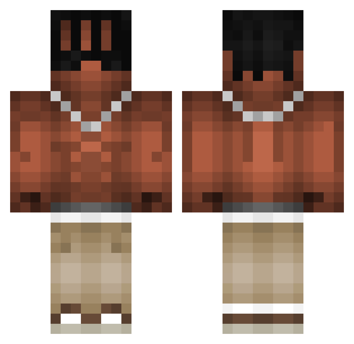 PauBernat - dreads Minecraft skin