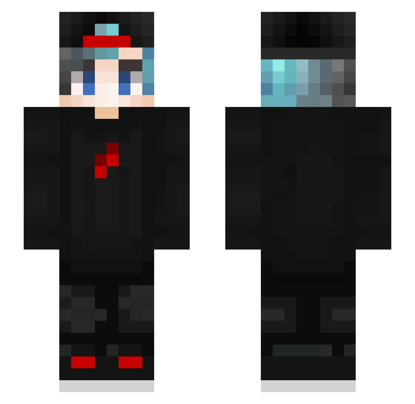 TA2x_ Minecraft skin, front and back view