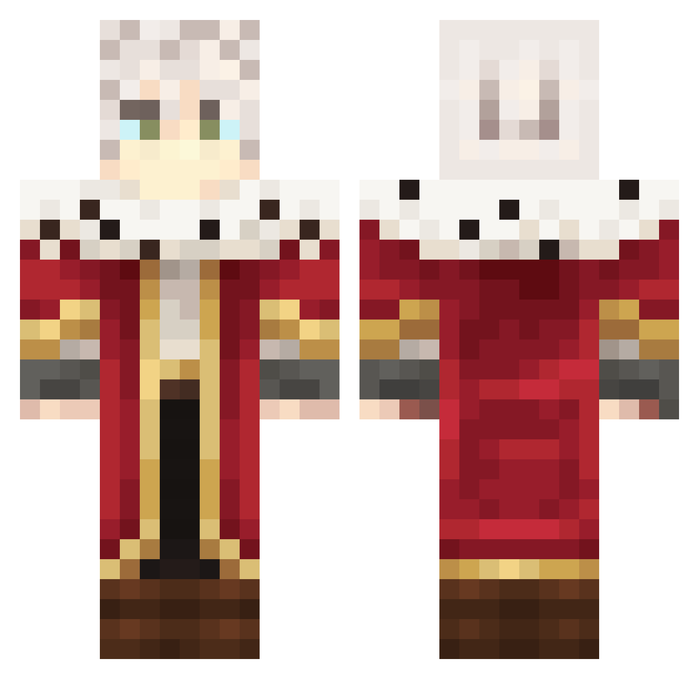 jstar2k Minecraft skin, front and back view