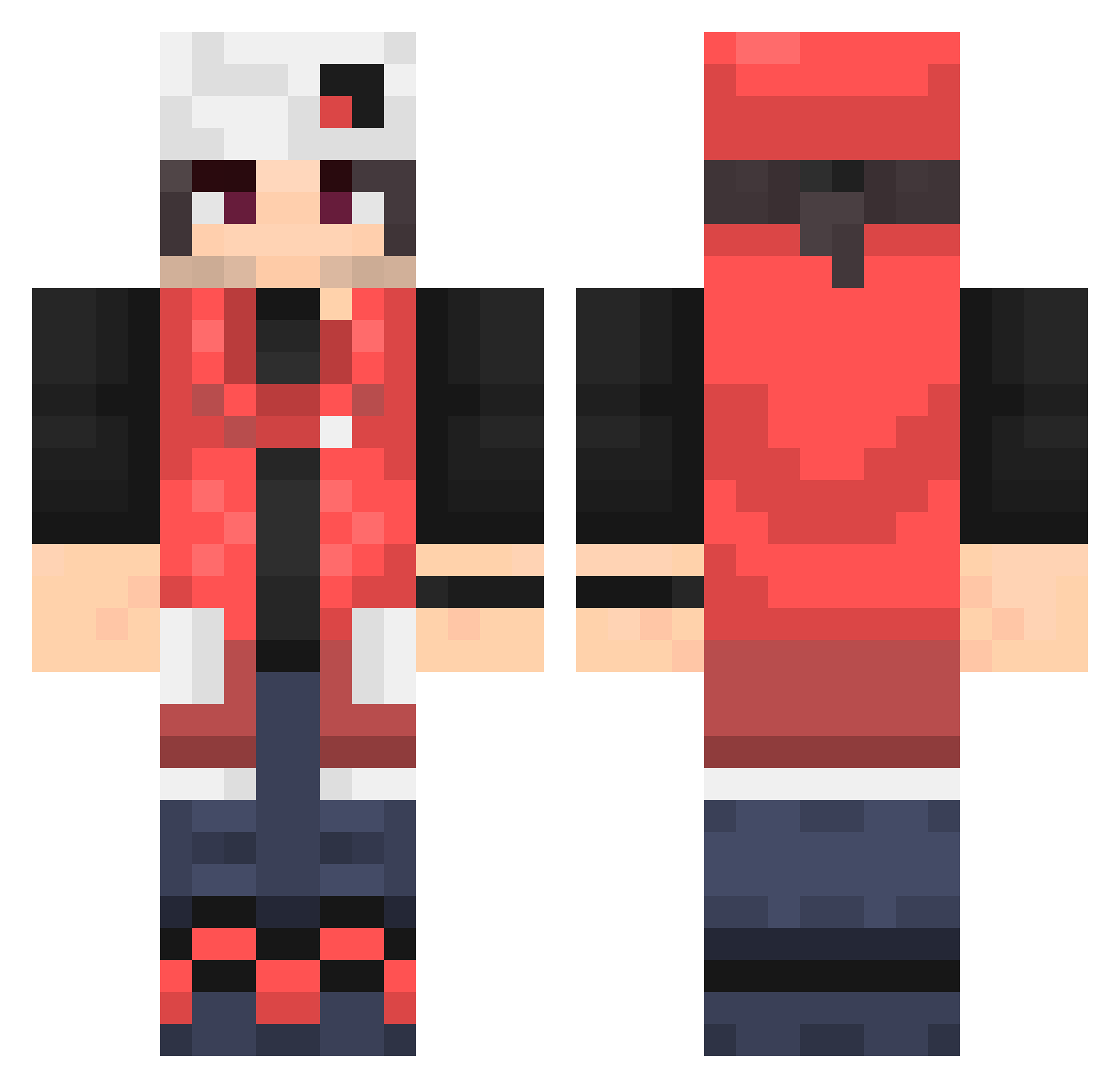 c4ti_ Minecraft skin, front and back view