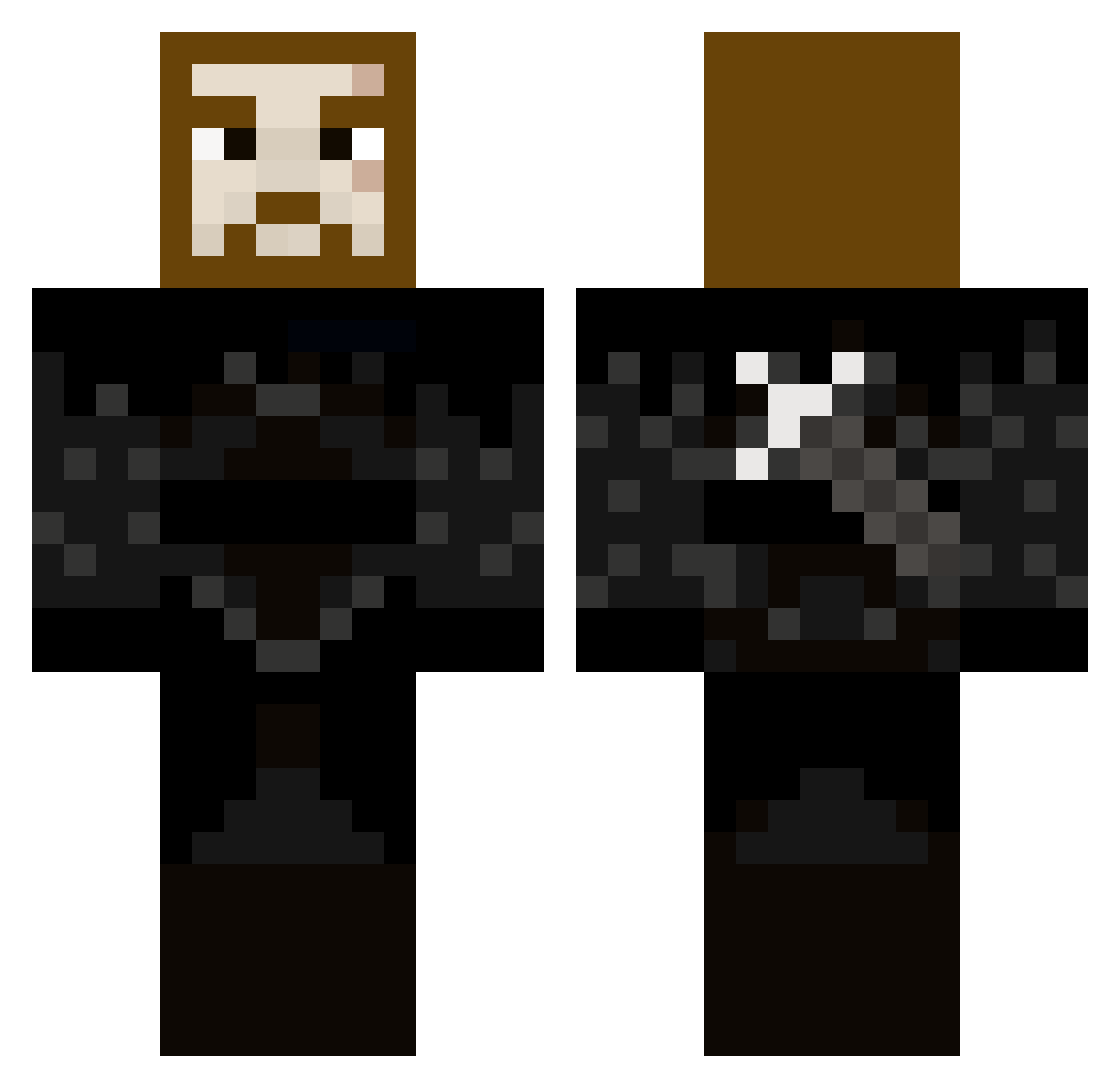 trollei2020 Minecraft skin, front and back view