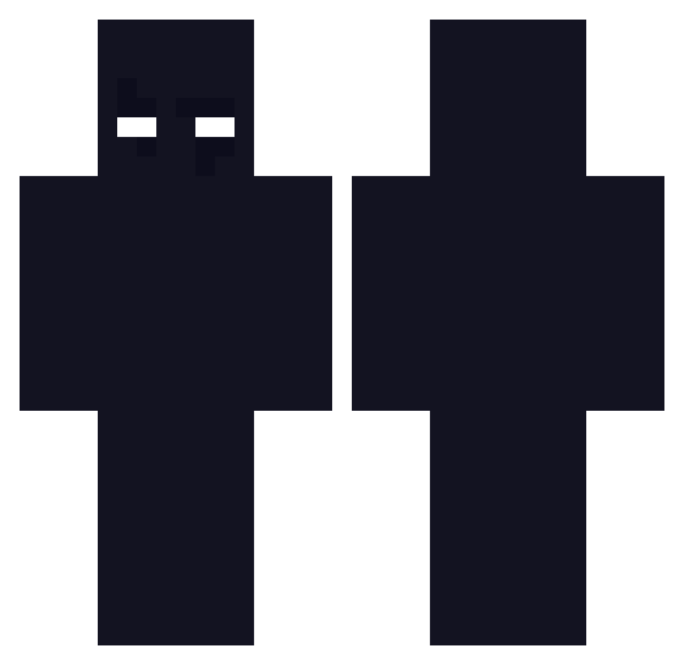 Tri_Light Minecraft skin, front and back view