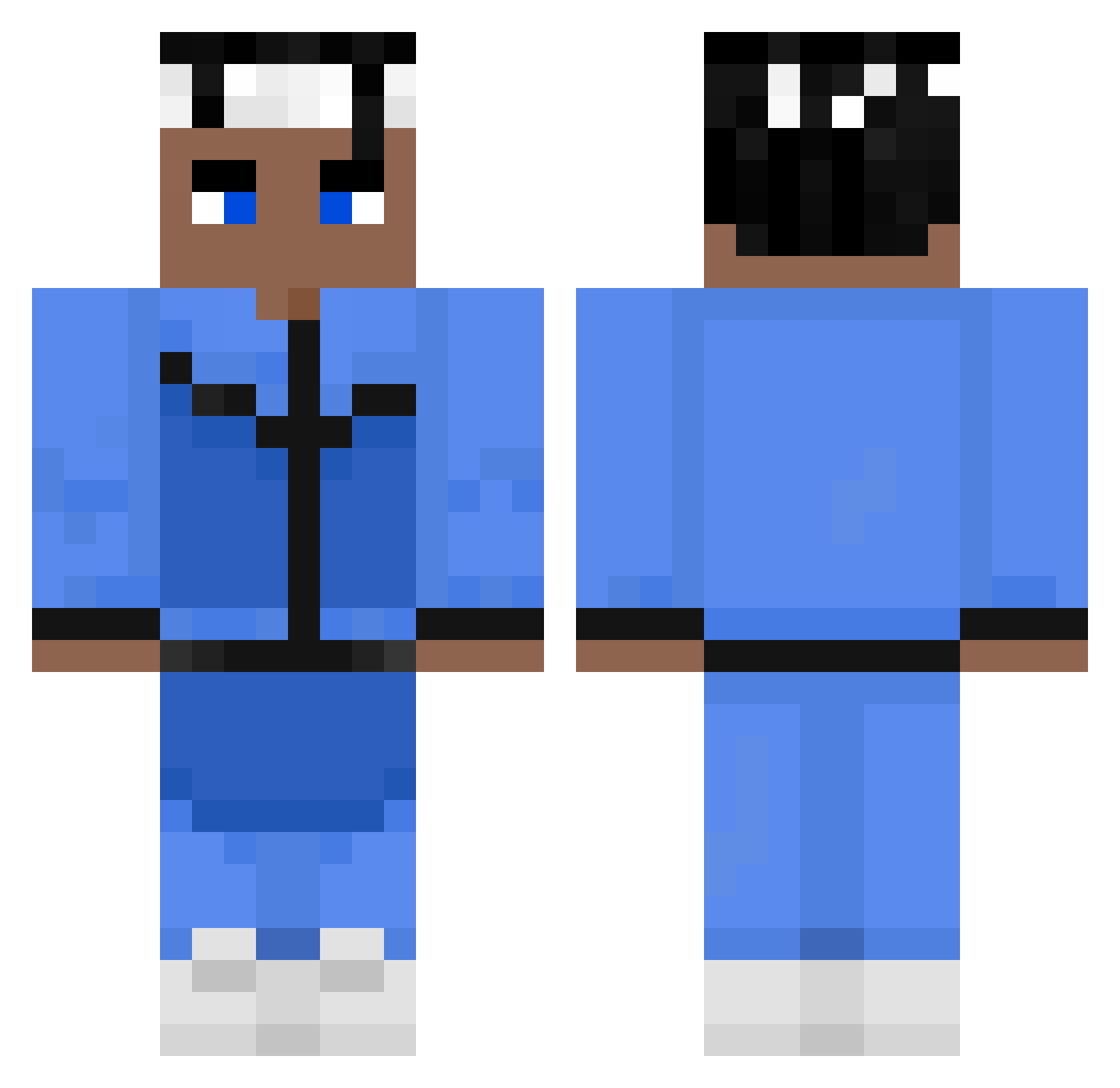 rhovelaprovince Minecraft skin, front and back view