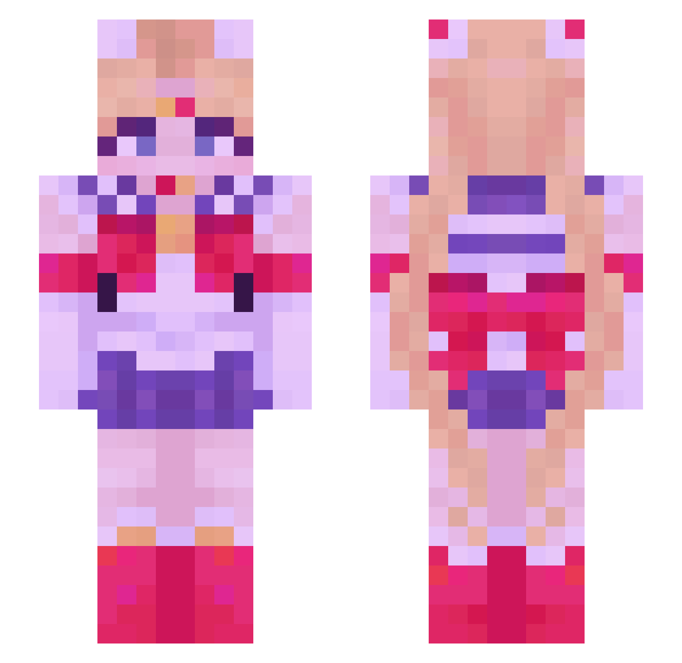 haha_basil_ Minecraft skin, front and back view