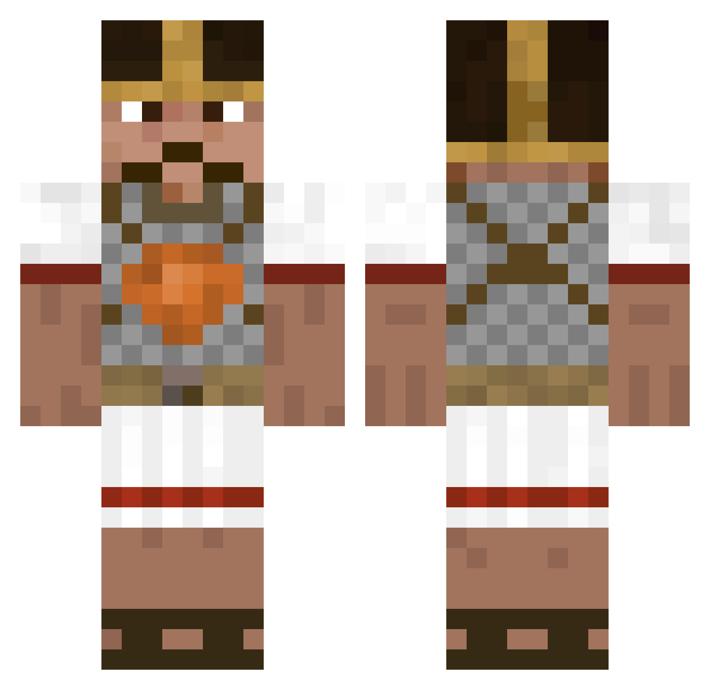 AdrianNosciterum Minecraft skin, front and back view