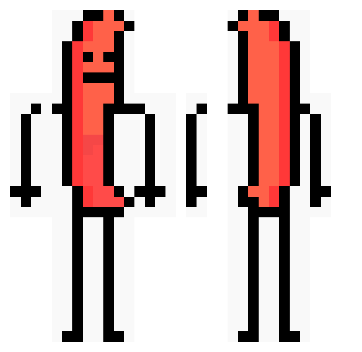M1necraft_3 Minecraft skin, front and back view