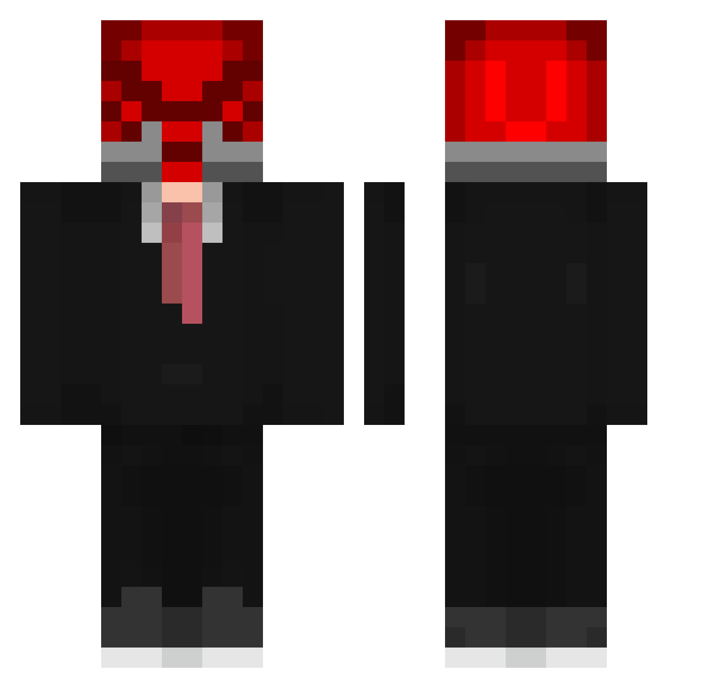KINGYUEN1211 Minecraft skin, front and back view